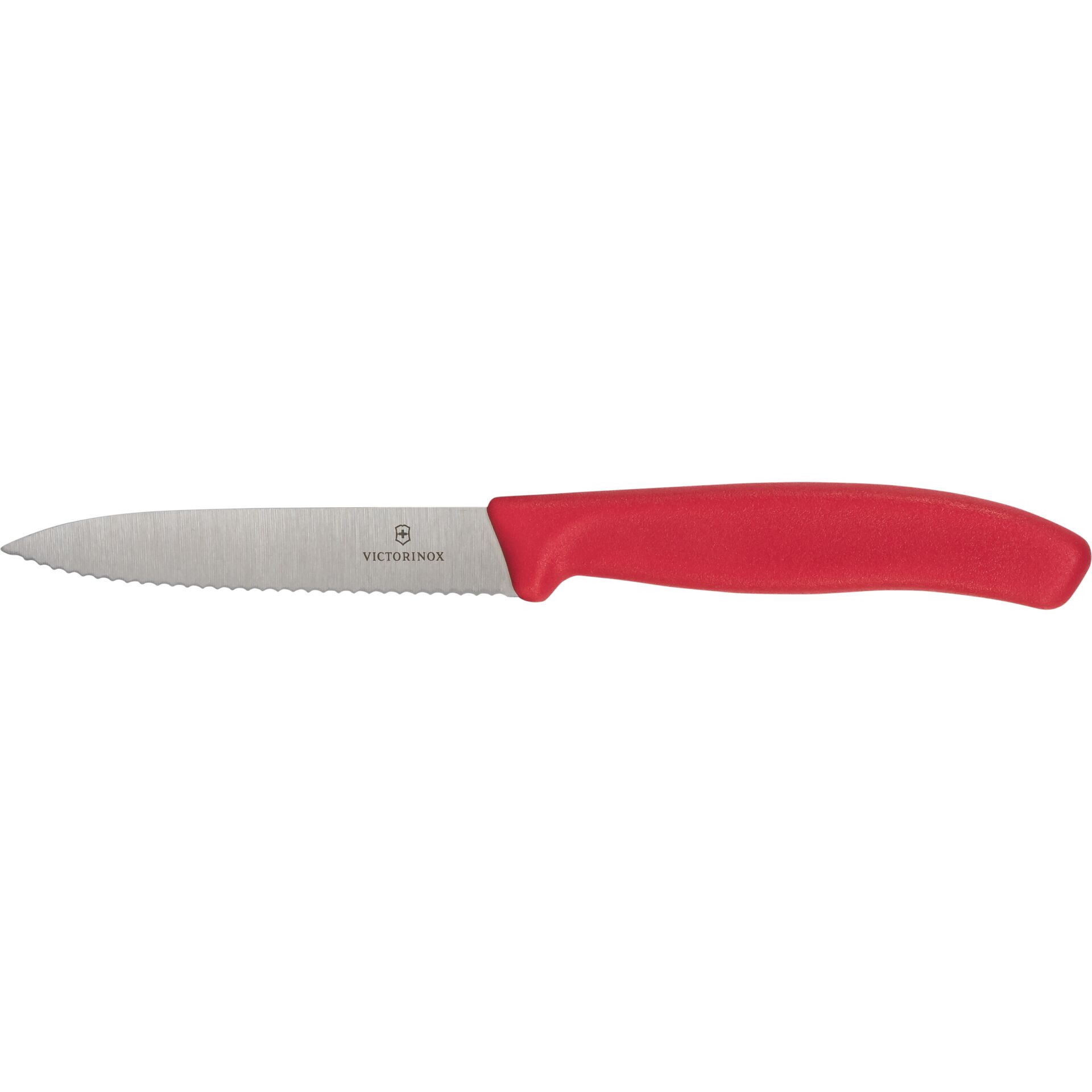 Küchenmesser, Gemüseschäler?, Sägezahnmesser, Rot-griff, Victorinox-Messer