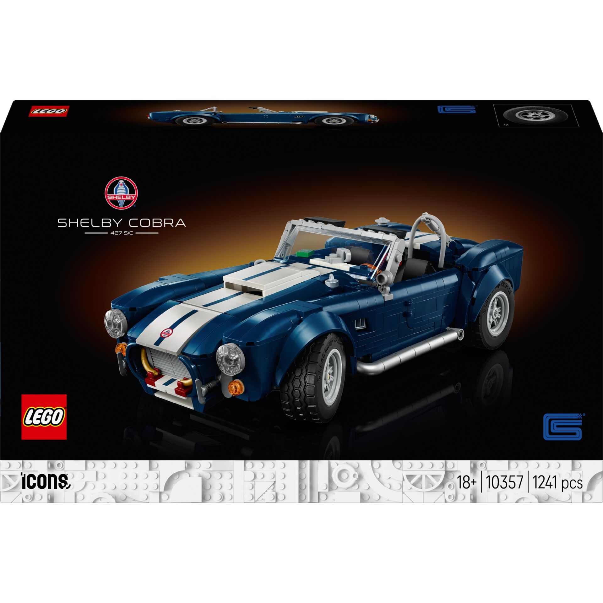 Lego, Shelby Cobra, Cobra, Sportwagen, Kabriolett