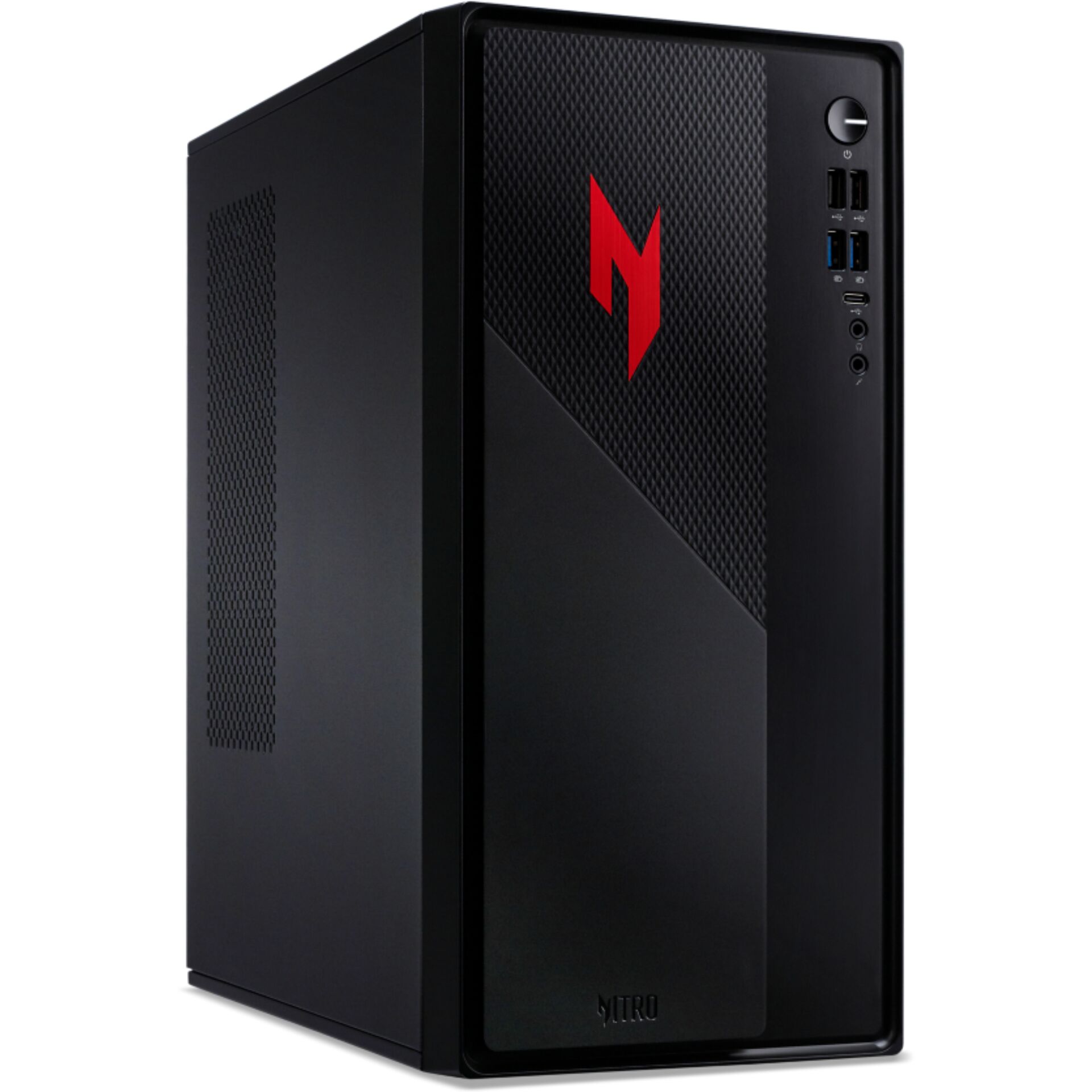 PC-Tower, Gehäuse, Mid-Tower, Schwarz, Metall