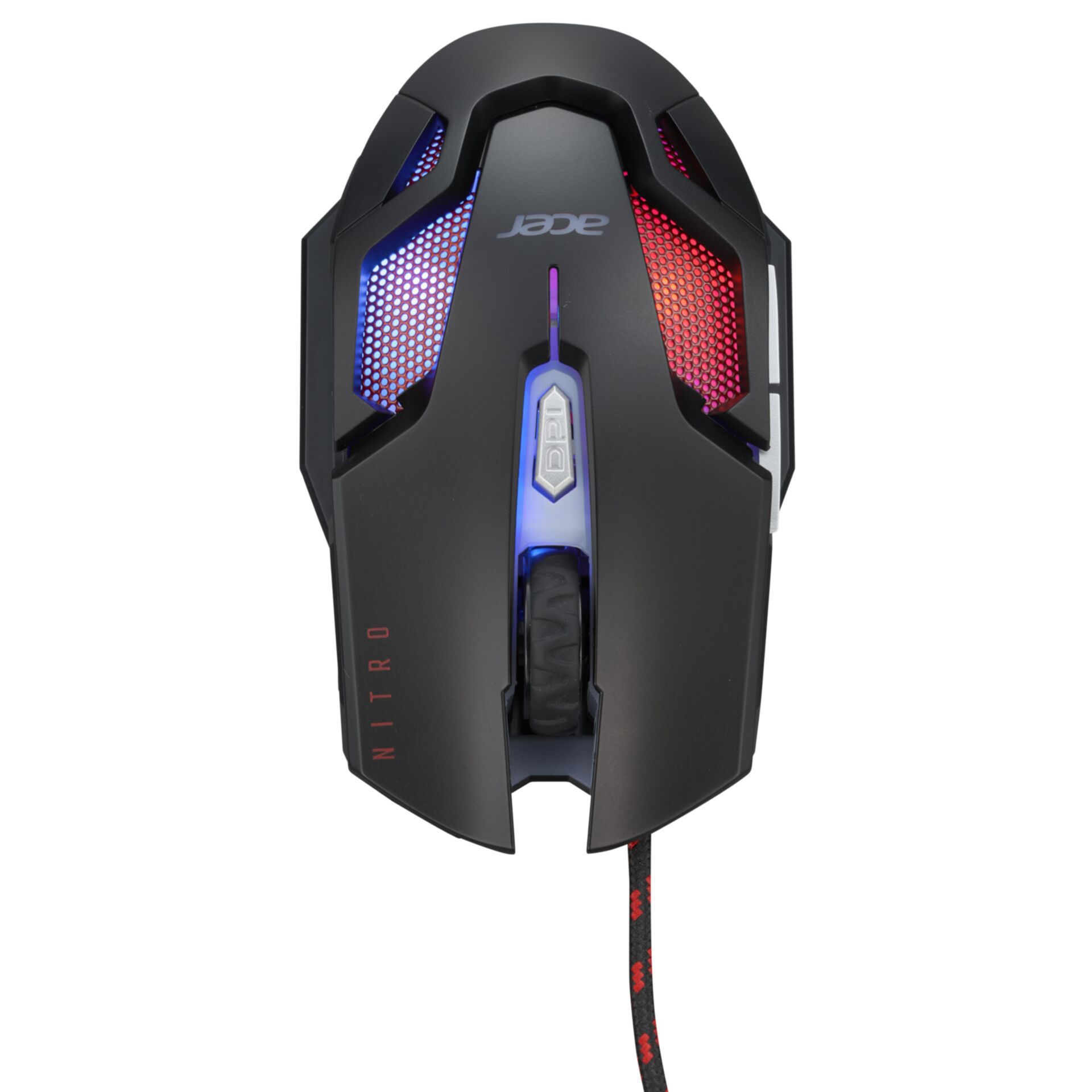 Gaming-Maus, USB-Kabel, RGB-Beleuchtung, Maustreiber, Nitr0-Maus