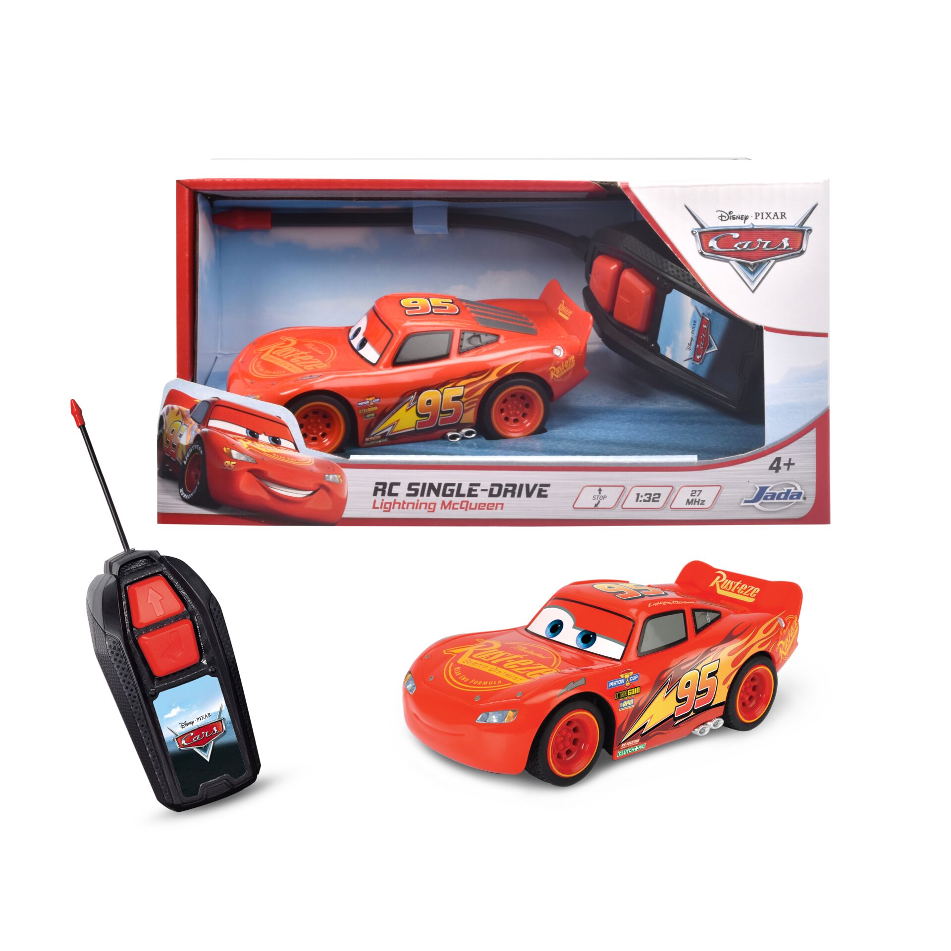 RC Auto, Lightning McQueen, Rotes Auto, Fernsteuerung, Drahtloser Modellwagen
