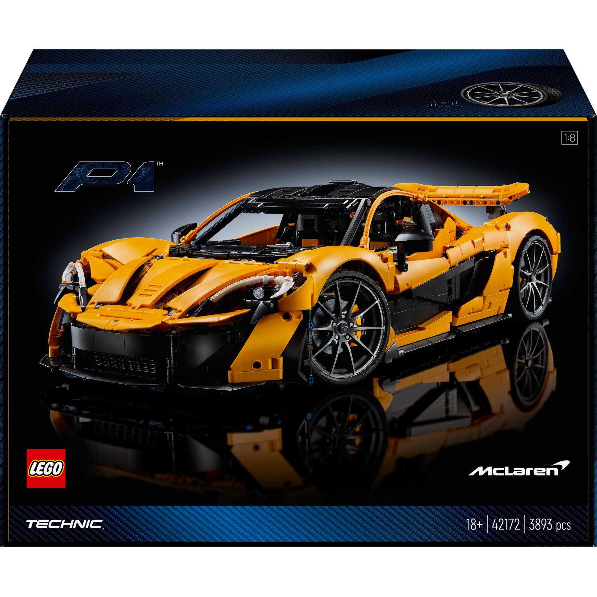 Lego Technic, Sportwagen, Gelb, Karosserie, Schnell