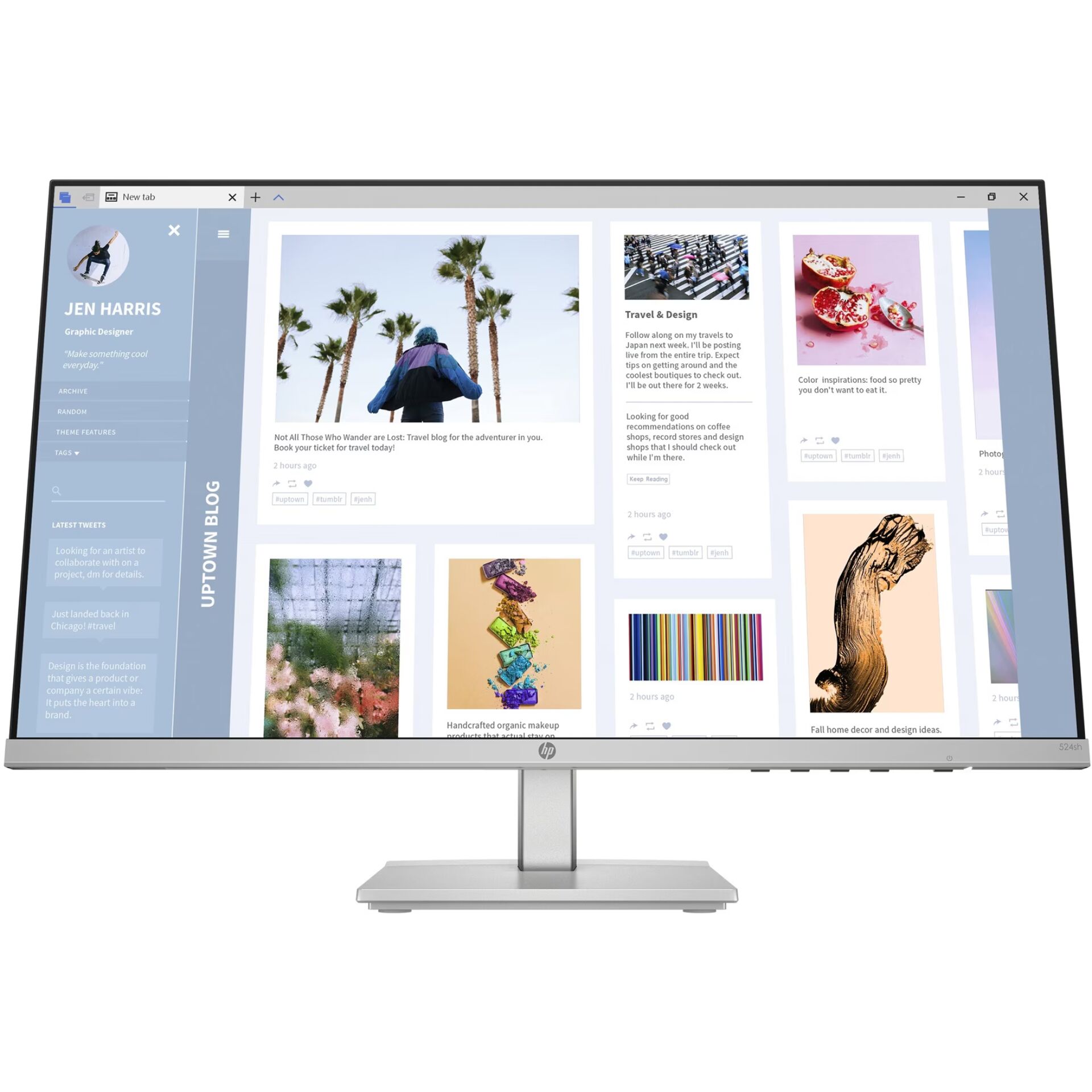 monitor, screen, ultrawide, HP, display