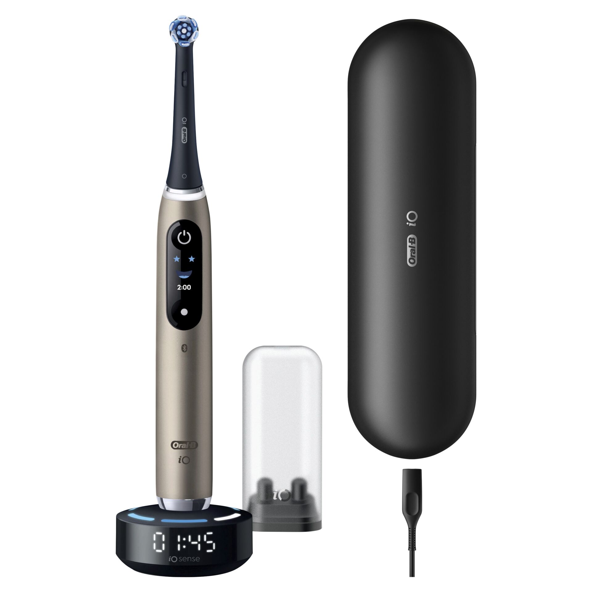 Elektrische Zahnbürste, Schallzahnbürste, Oral-B iO, USB-Ladecase, Ladestation