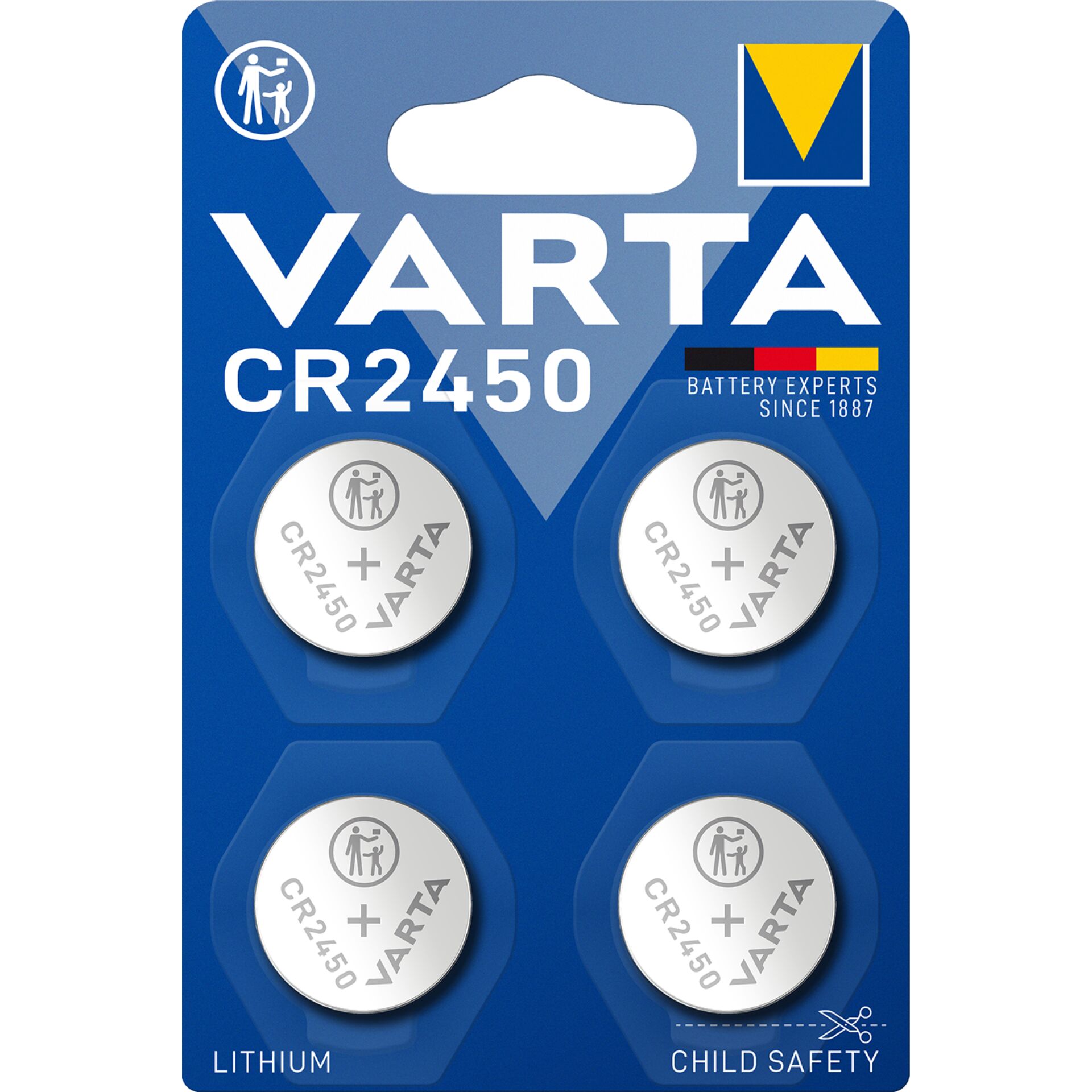1x4 Varta electronic CR 2450  06450101404