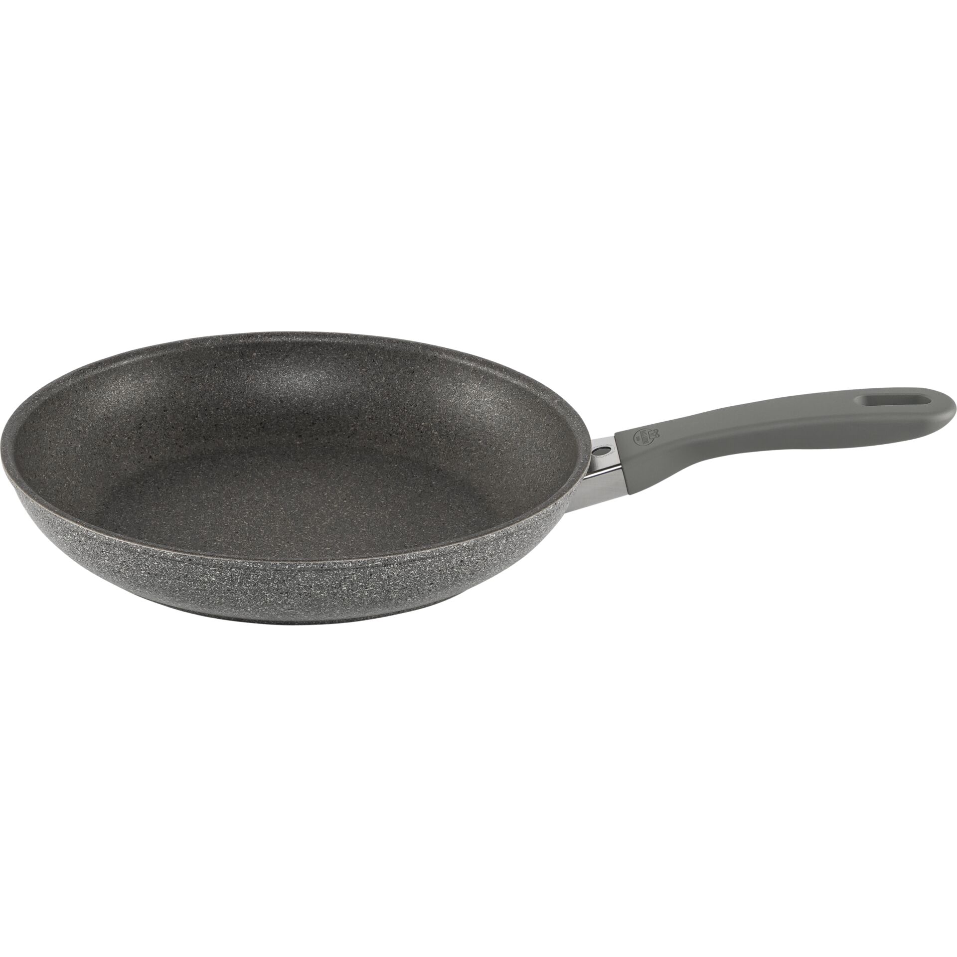 Pfanne, Teflon, Steingut, Antihaft, Grau