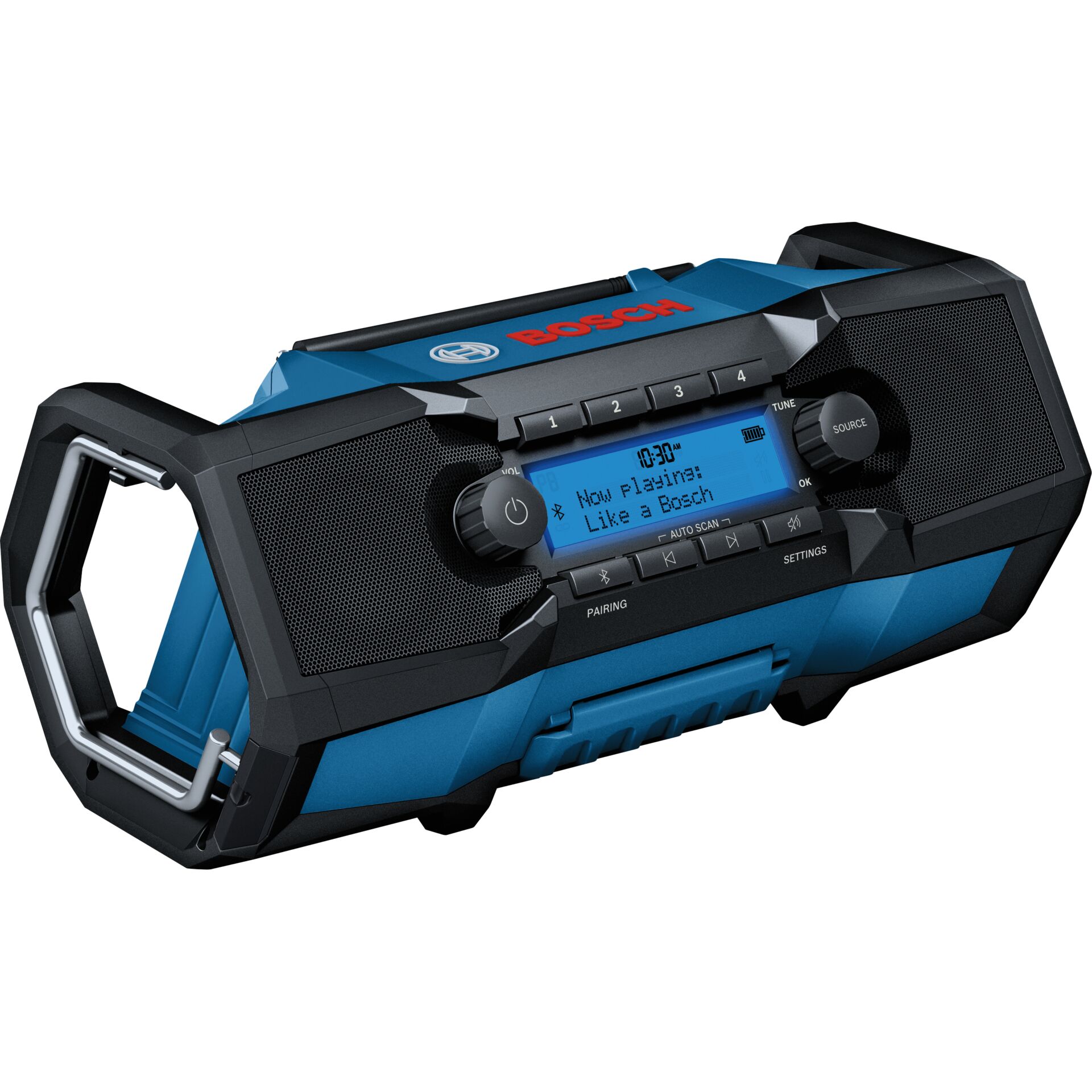 Bluetooth, Lautsprecher, Boombox, Tragbar, Digitales Display