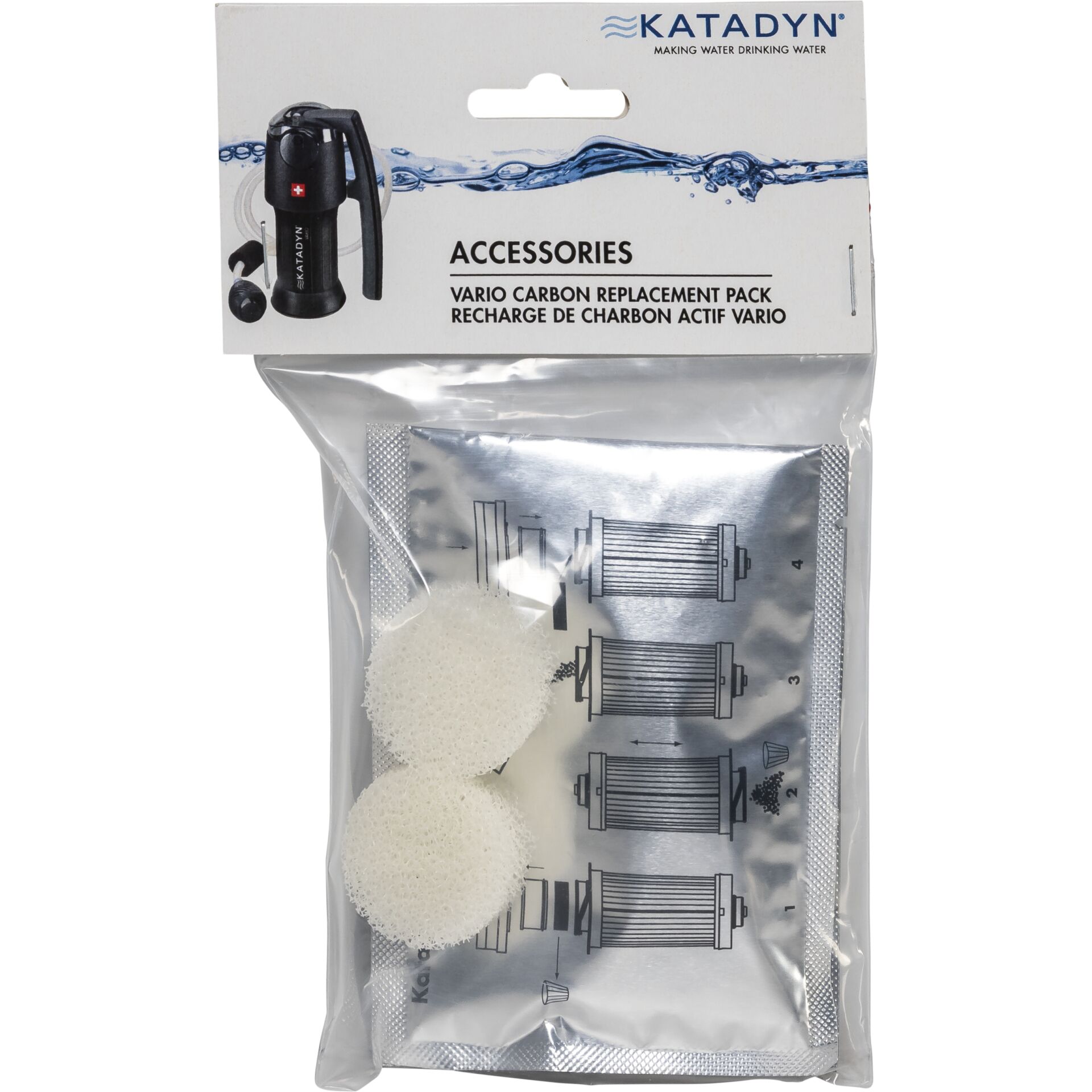 Katadyn Vario Aktivkohle  Nachfüllpack 2 Stk.