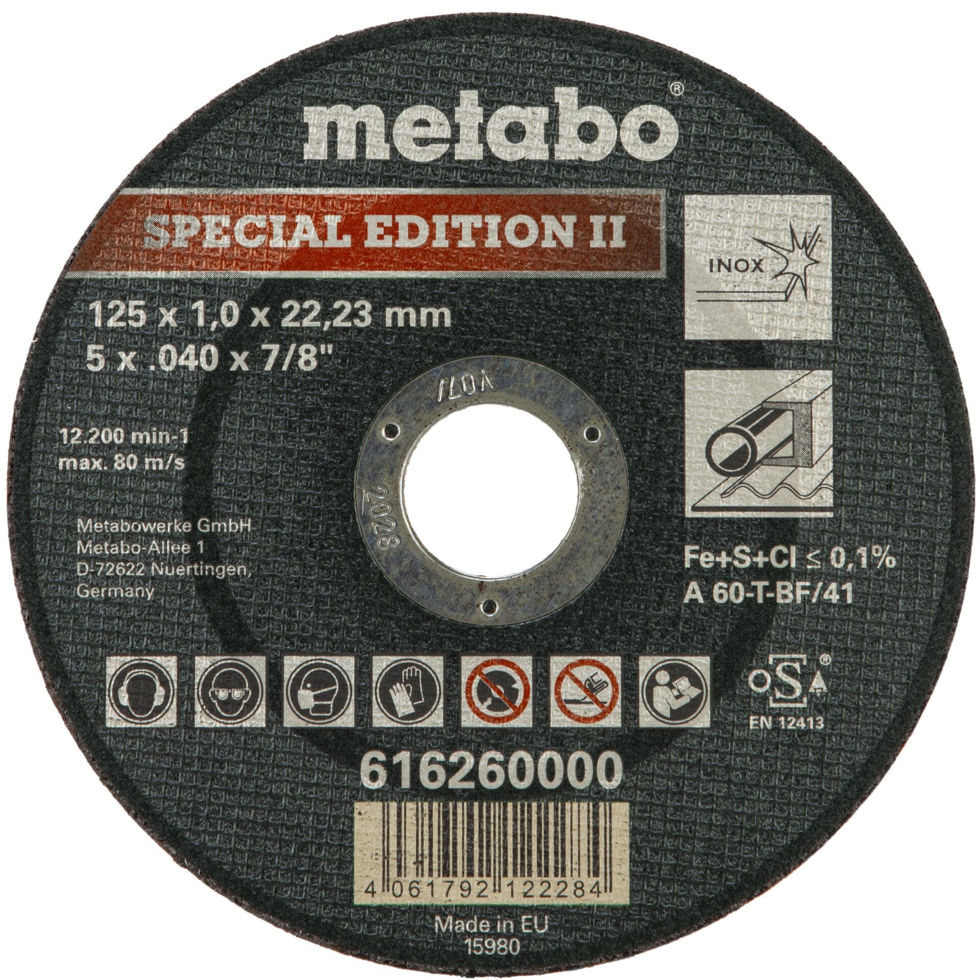 Disk, Dvd, metallscheibe, Schleif- / Trennscheibe, Edelstahl, Sonderedition, Metallrad