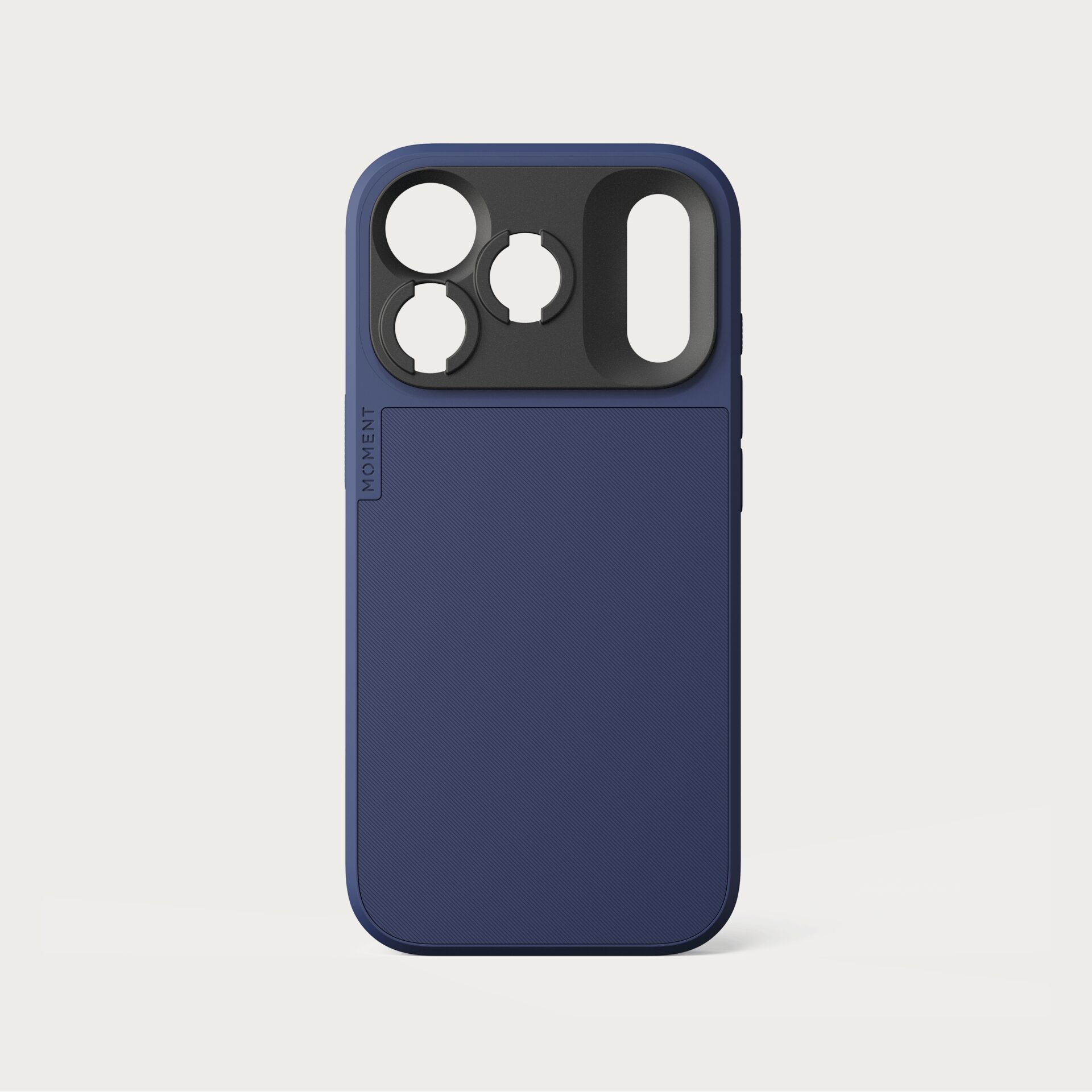 telefonhülle, magnetring, blau, grifflöcher, kameraausschnitt