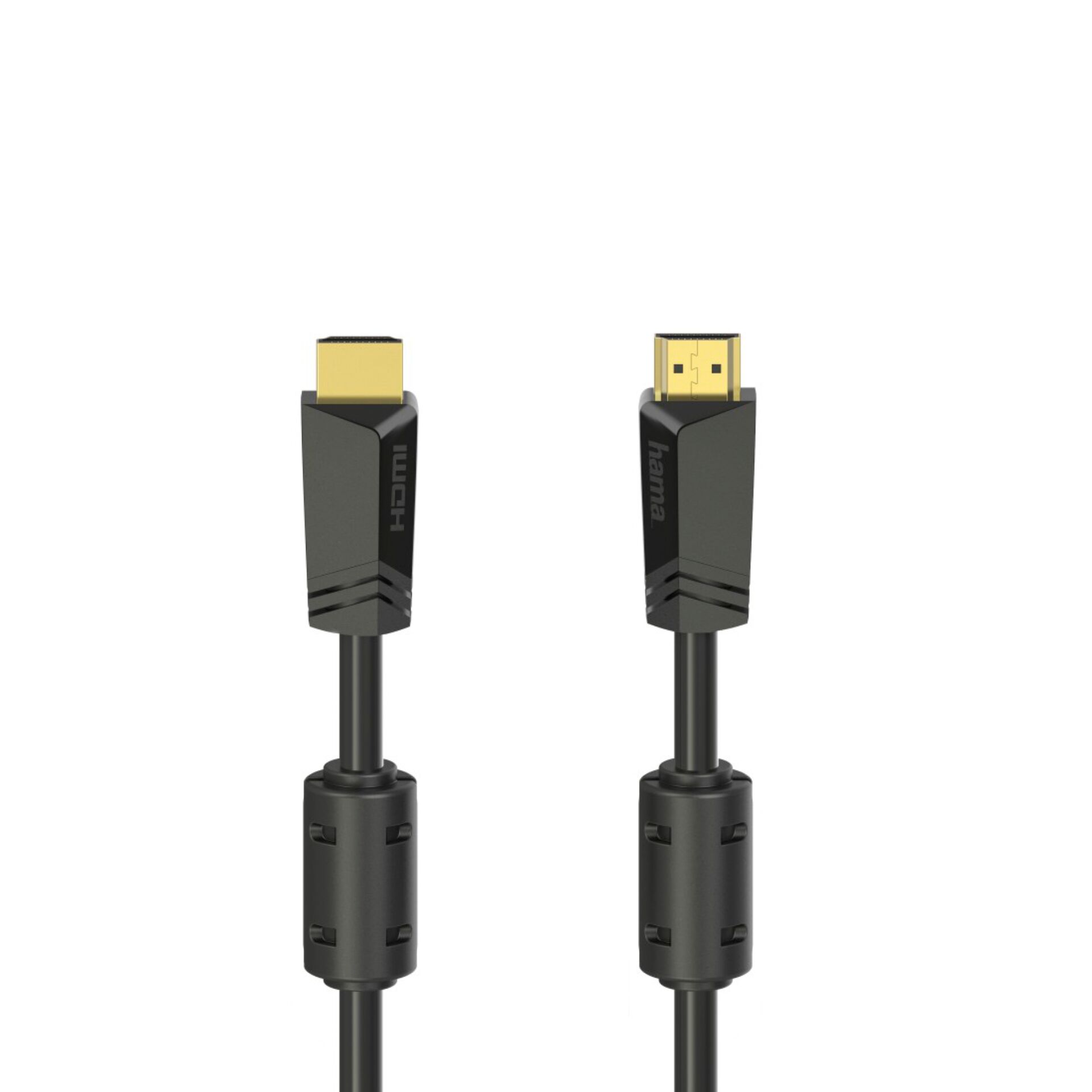 HDMI Kabel, 2x HDMI, Doppelstecker, Black Cable, Gehäuse