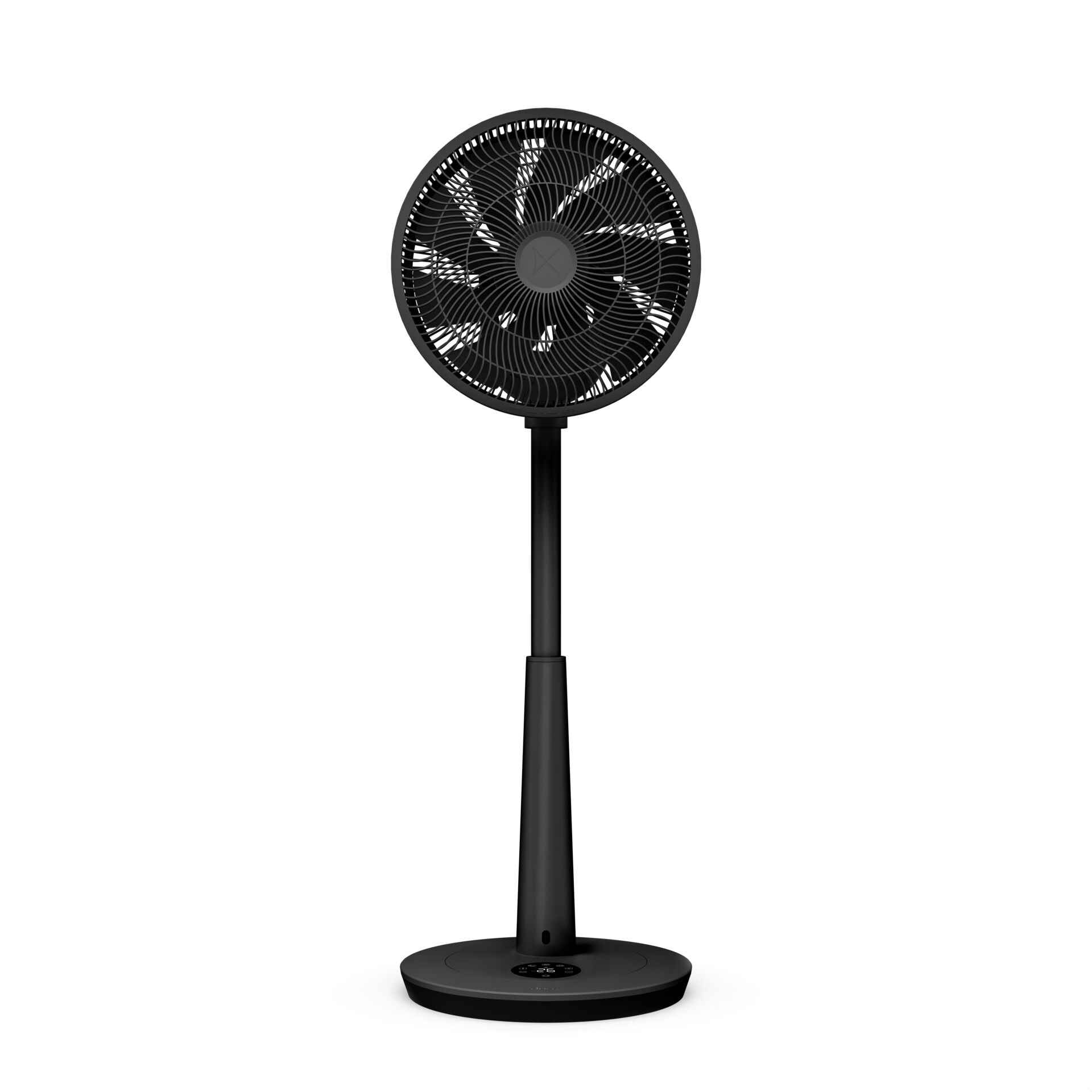 Ventilator, Standventilator, schwarz, Stativventilator, runde Schutzgitter