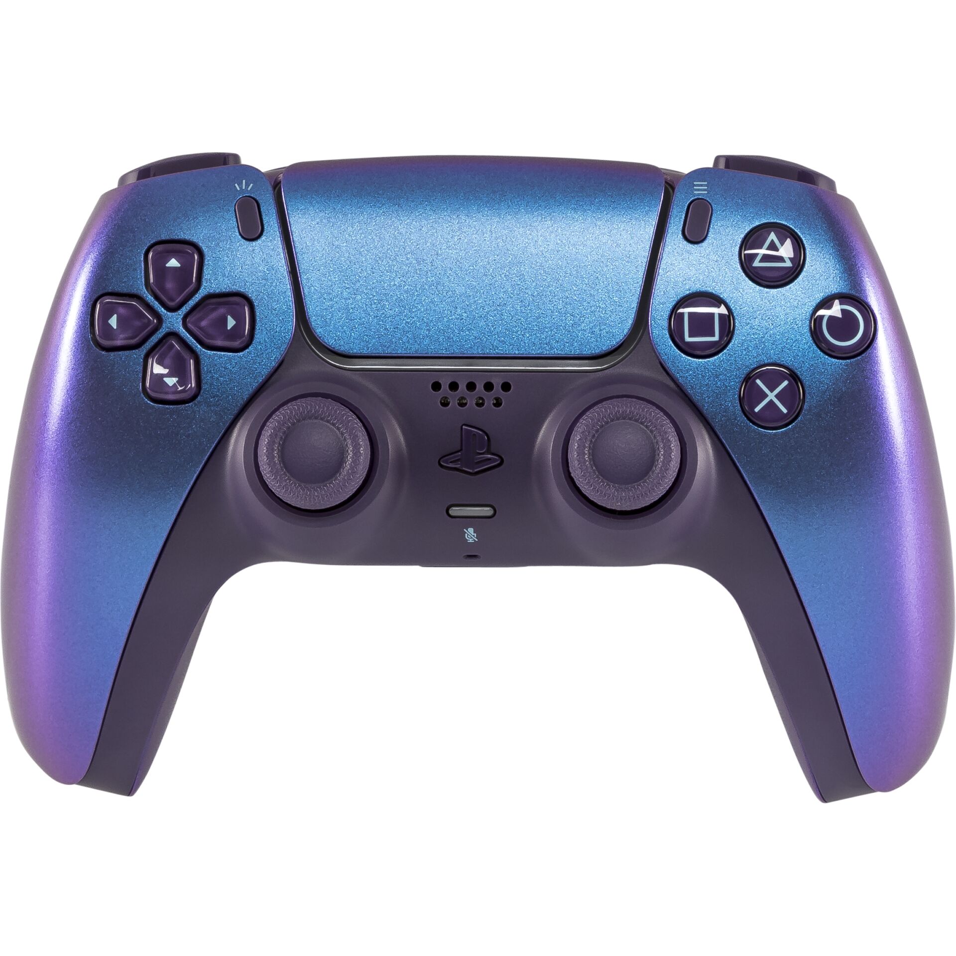 PlayStation-Controller, DualShock-Stil, kabellos, blau gradient, PS5-Controller