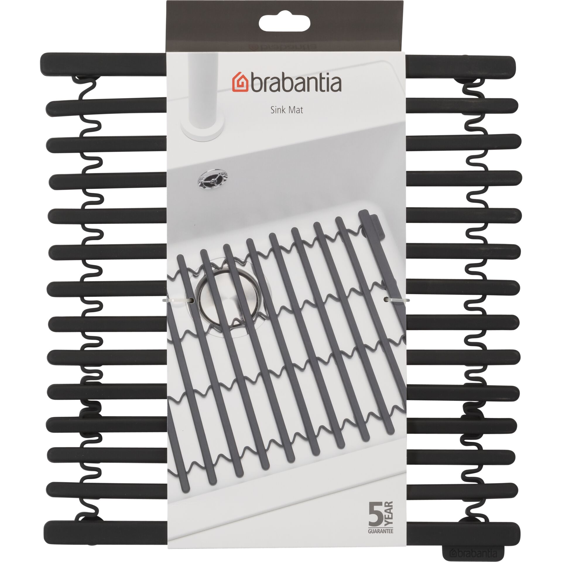 Brabantia Spülmatte Silicon  Dark Grey