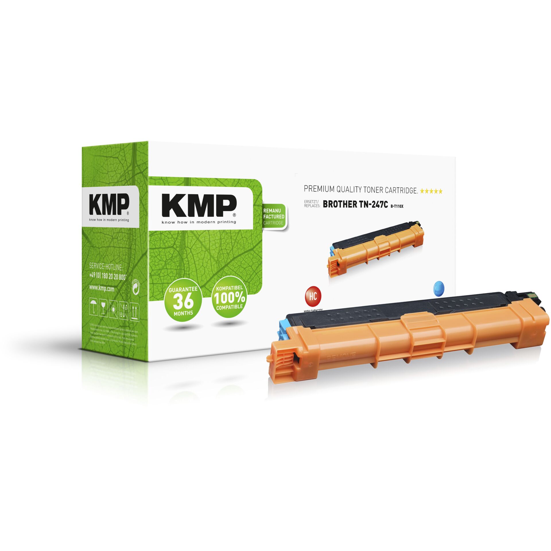 KMP B-T110X Toner cyan  kompatibel mit Brother TN-247 C