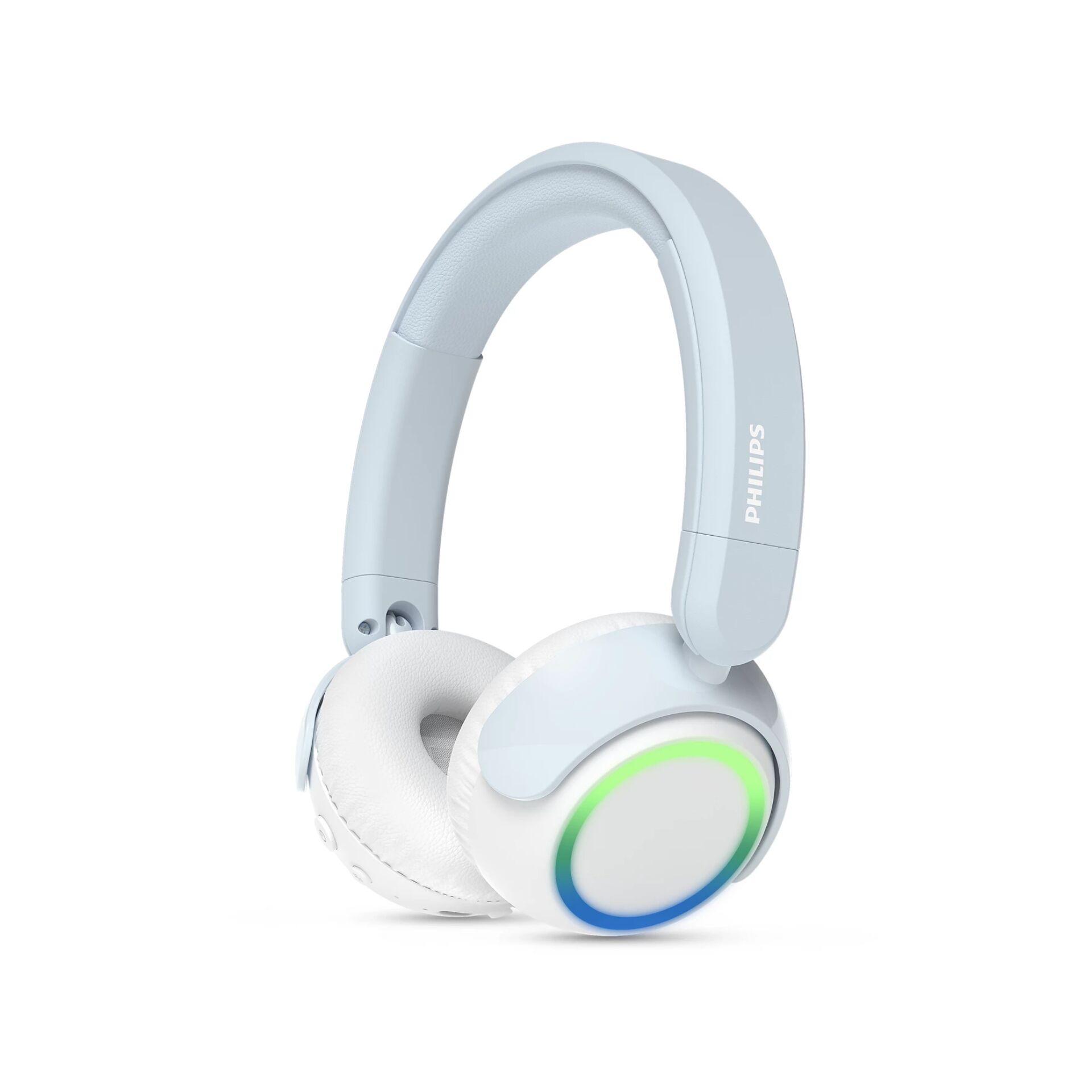 kopfhörer, over-ear, bluetooth, lichtkreis, philips