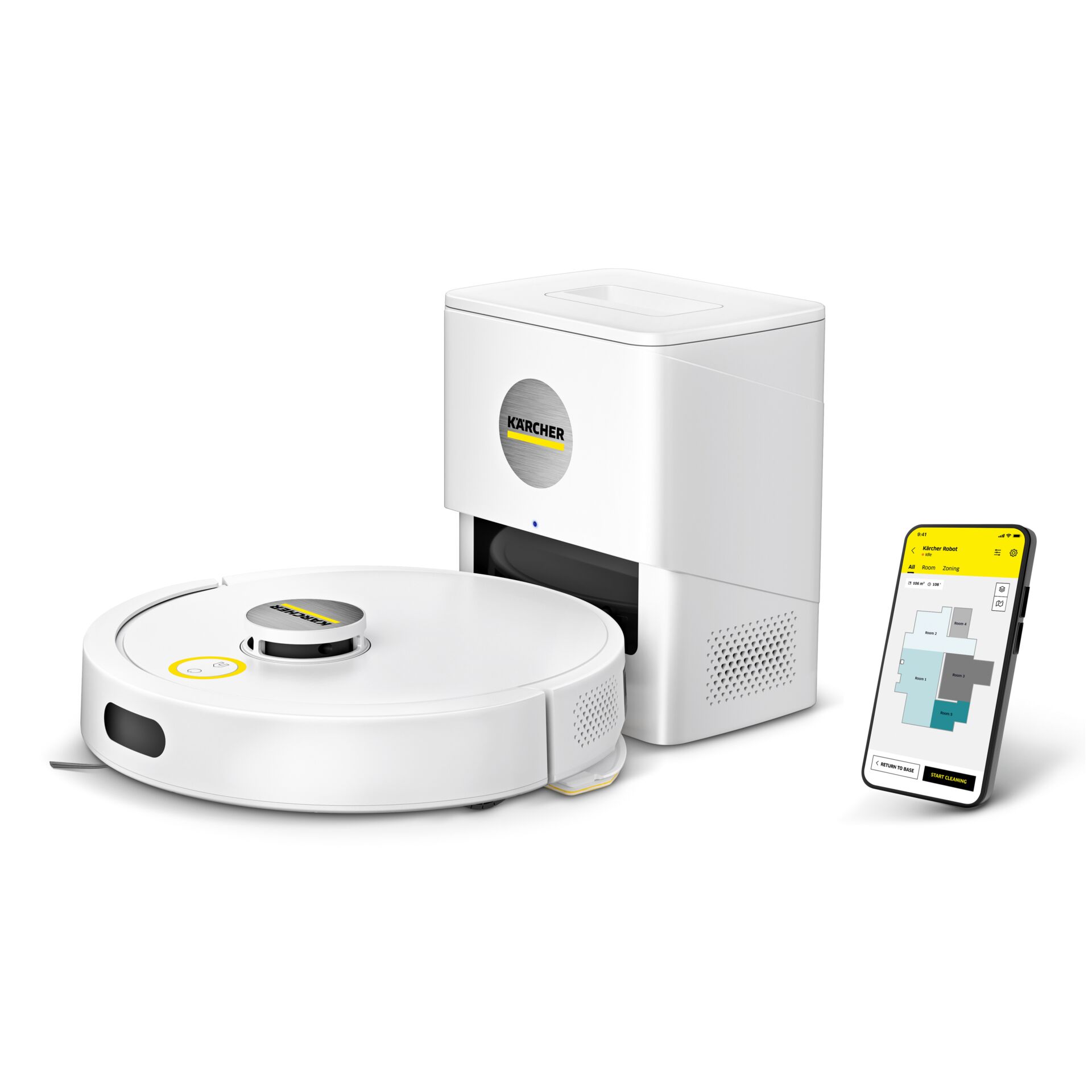 Roboter Staubsauger, Staubsauger Roboter, Saugroboter, Smart Home, Kärcher App