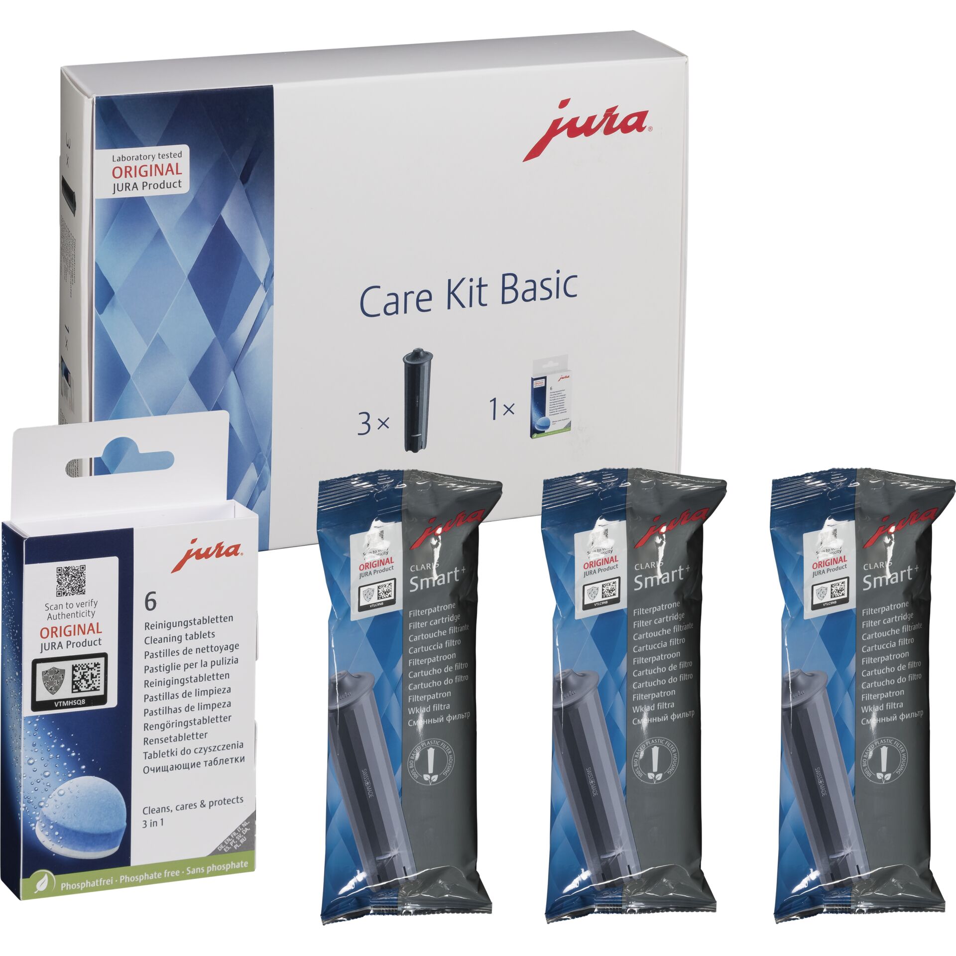 Care Kit, Cleaning tablets, Replacement cartridges, Filtration, Multi-pack