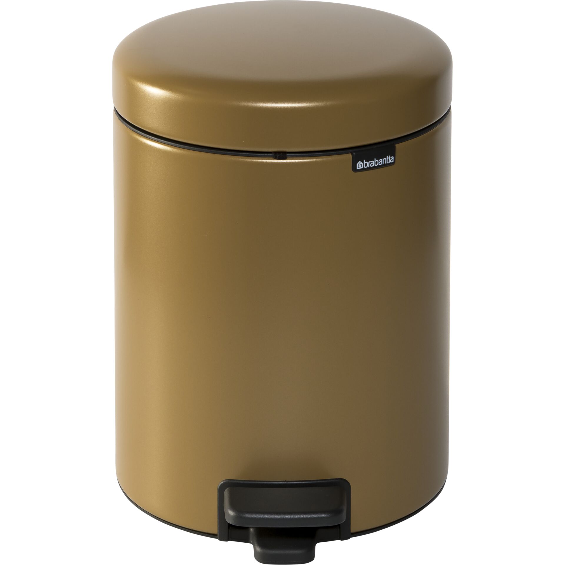 Abfallkorb, Mülleimer, Pedalabfallkorb, Brabantia, Goldfarben