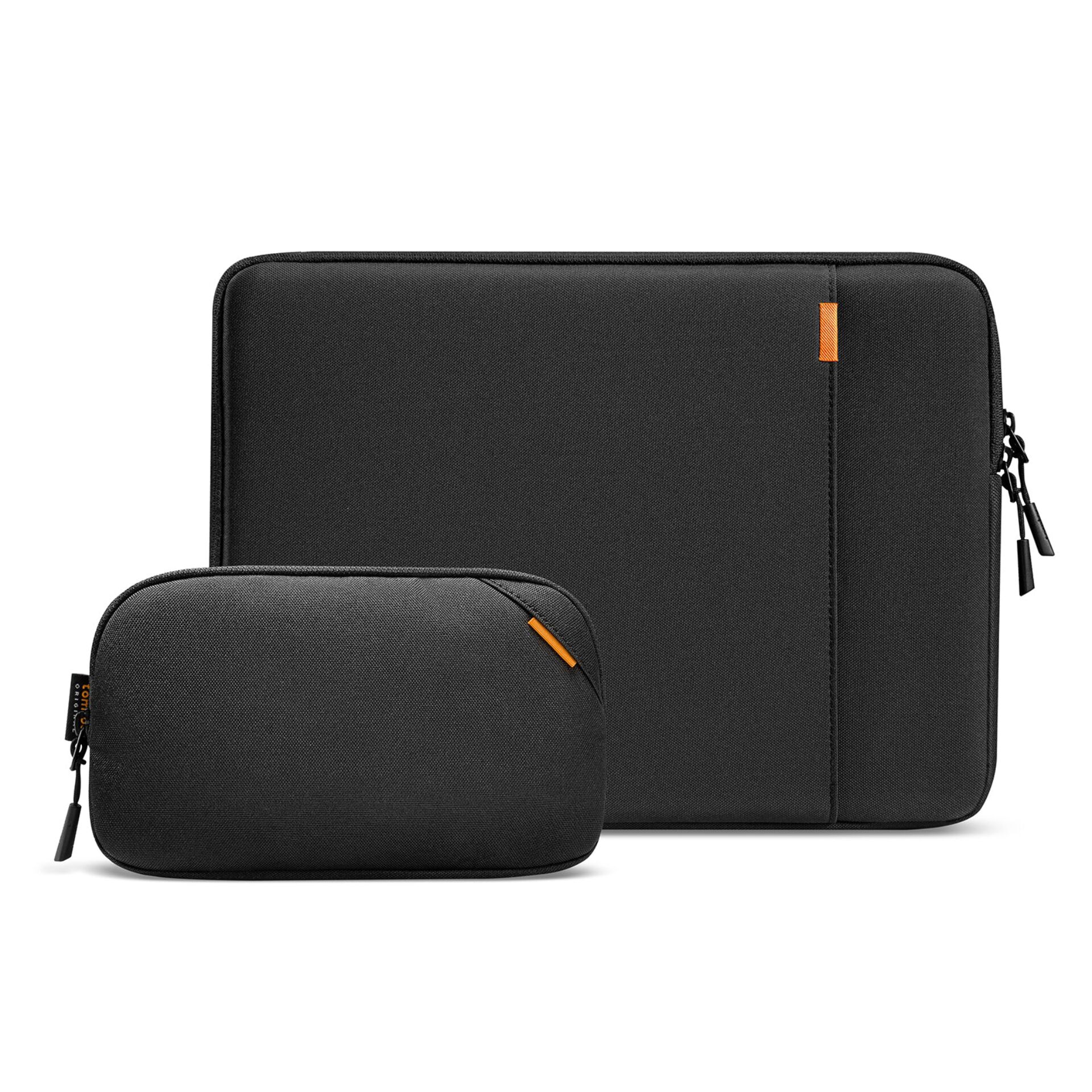 Laptophülle, Transportetui, Schwarz, Reißverschluss, Kompaktbeutel