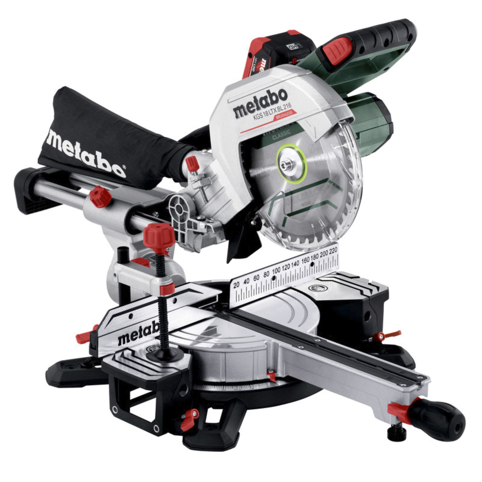 Metabo KGS 18 LTX BL 216  2x 8,0Ah