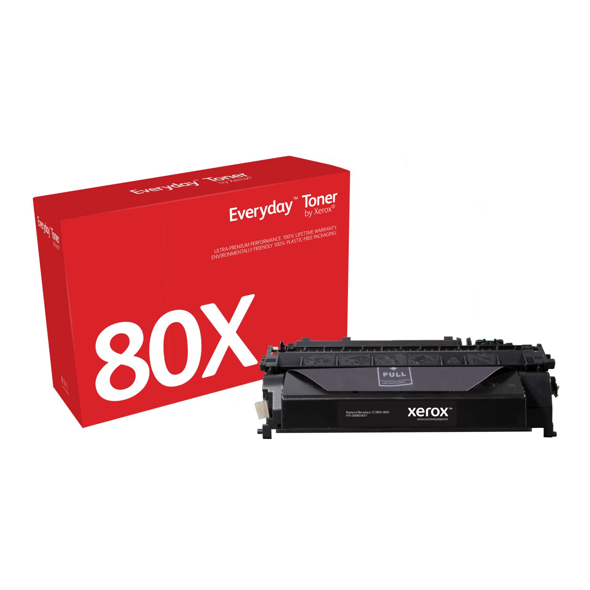 Toner, Kassing, Xerox, 80X, Druckerpatrone