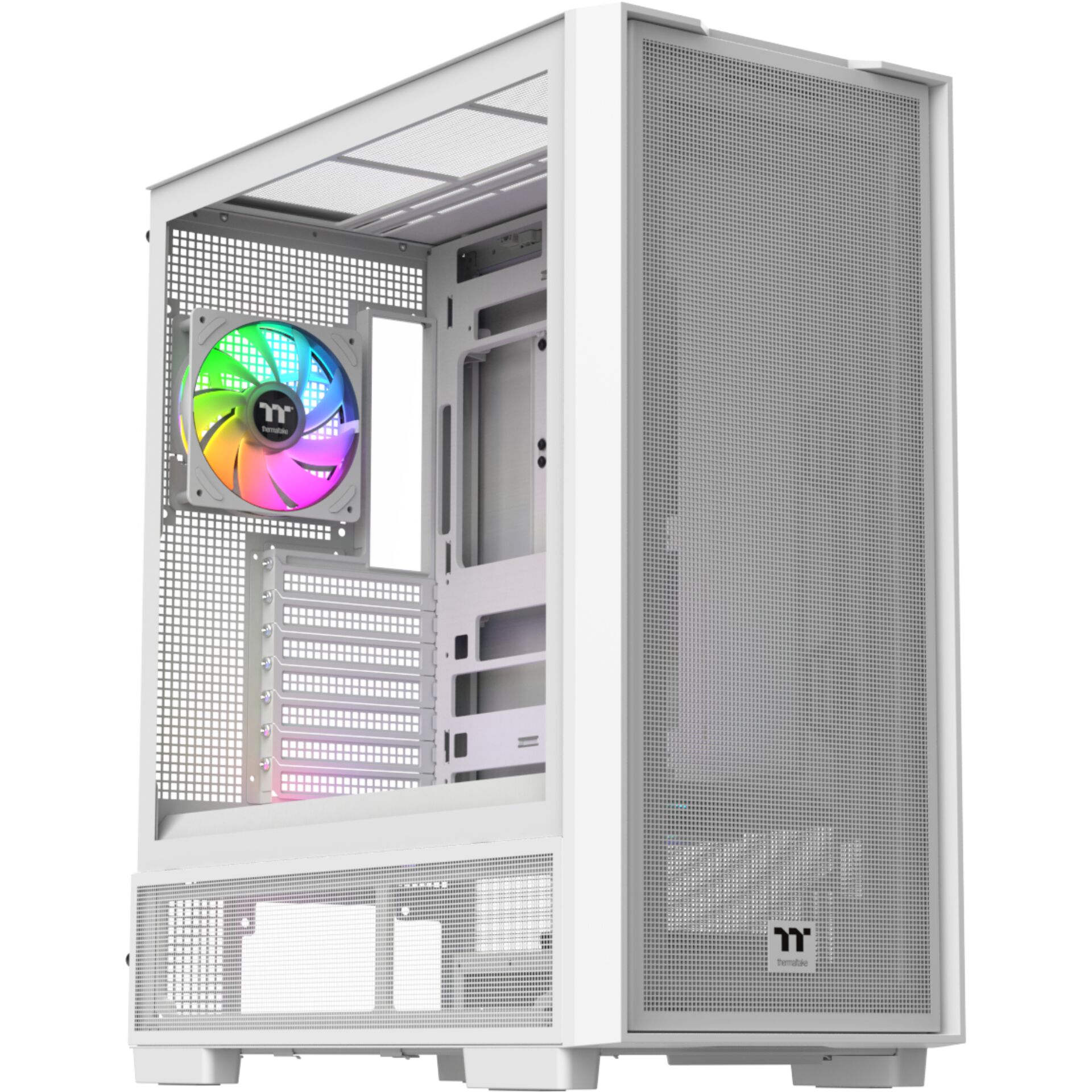 PC-Gehäuse, ATX, Mesh-Front, RGB-Lüfter, Seitenfenster