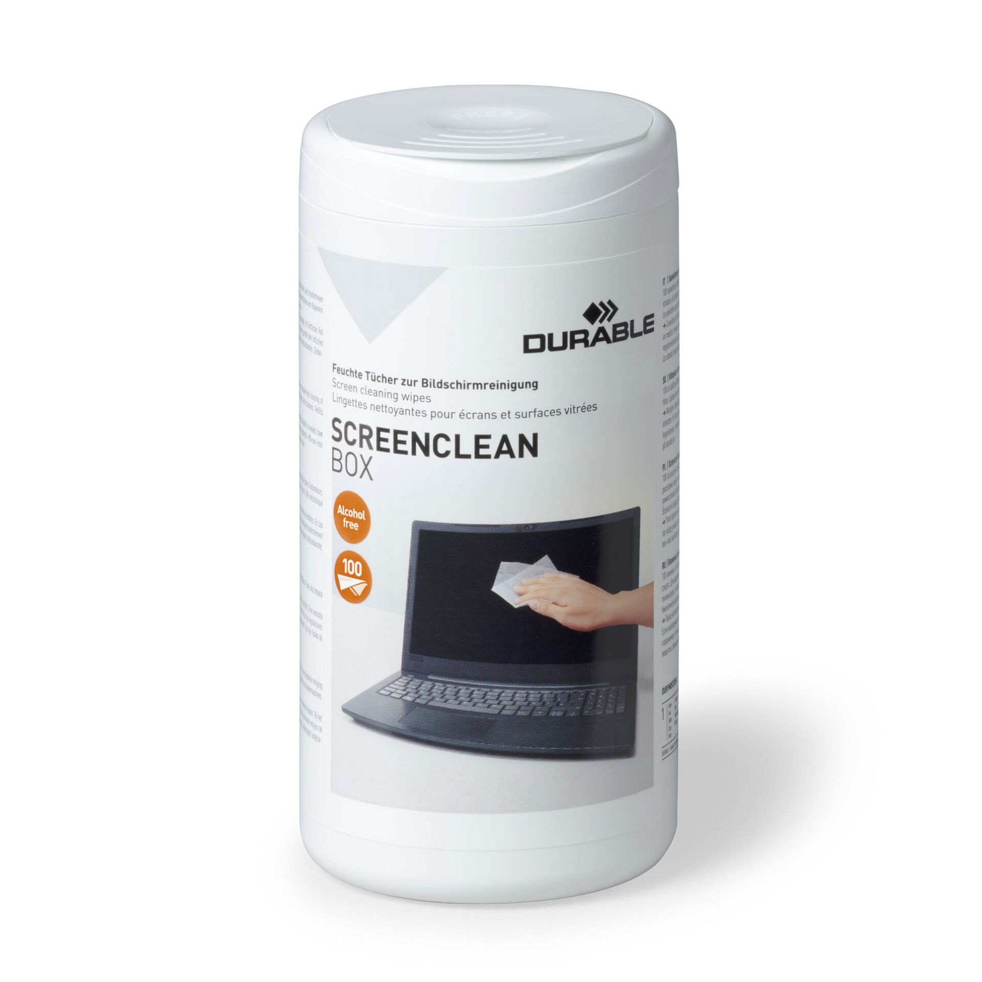 Durable SCREENCLEAN BOX 100  Feuchtreinigungstücher    573602