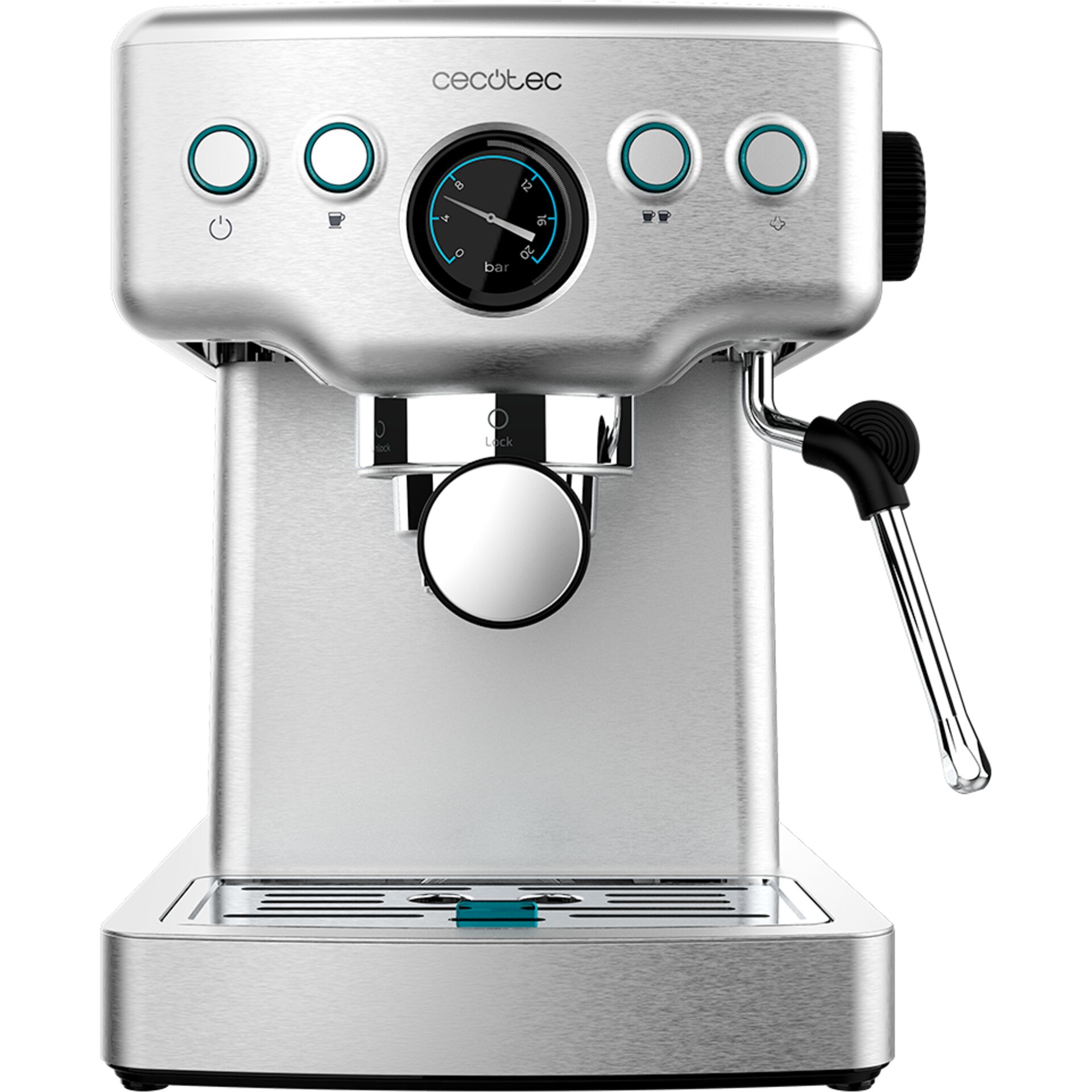 Espressomaschine, Kaffeemaschine, Edelstahl, Stainless Steel, Manuelle Dampferhitzung