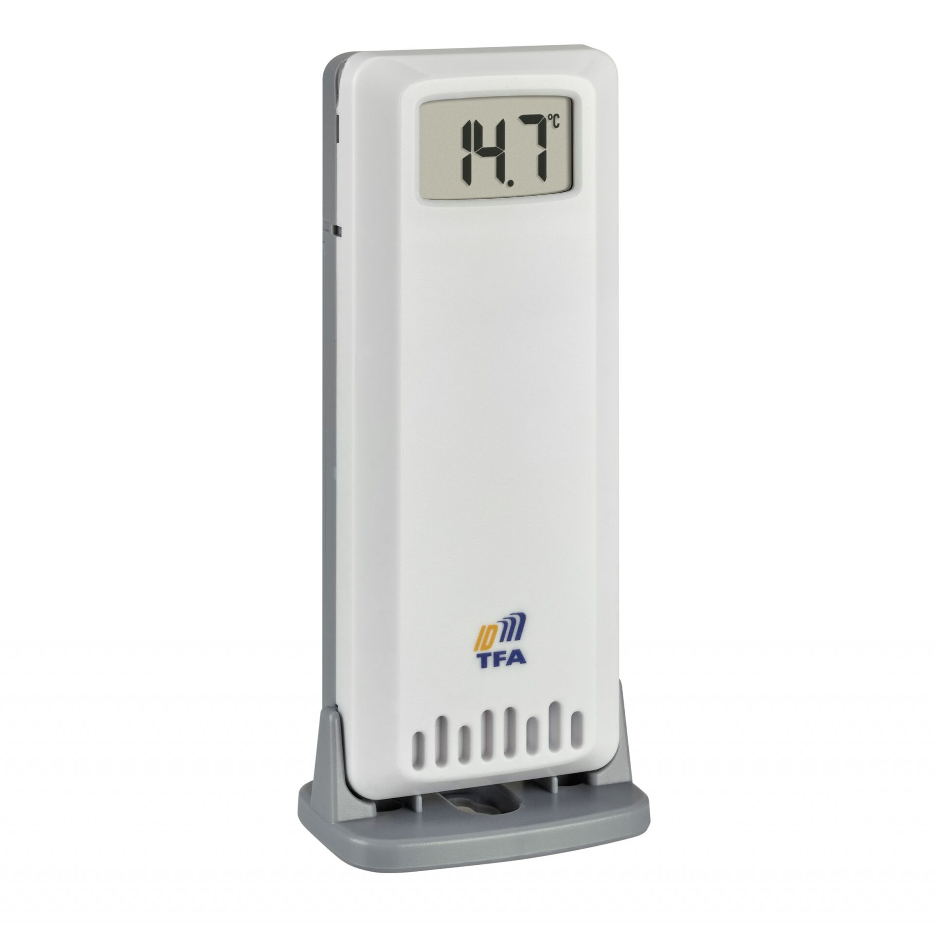 Thermometer, Digital, Floor-standing, White, Display