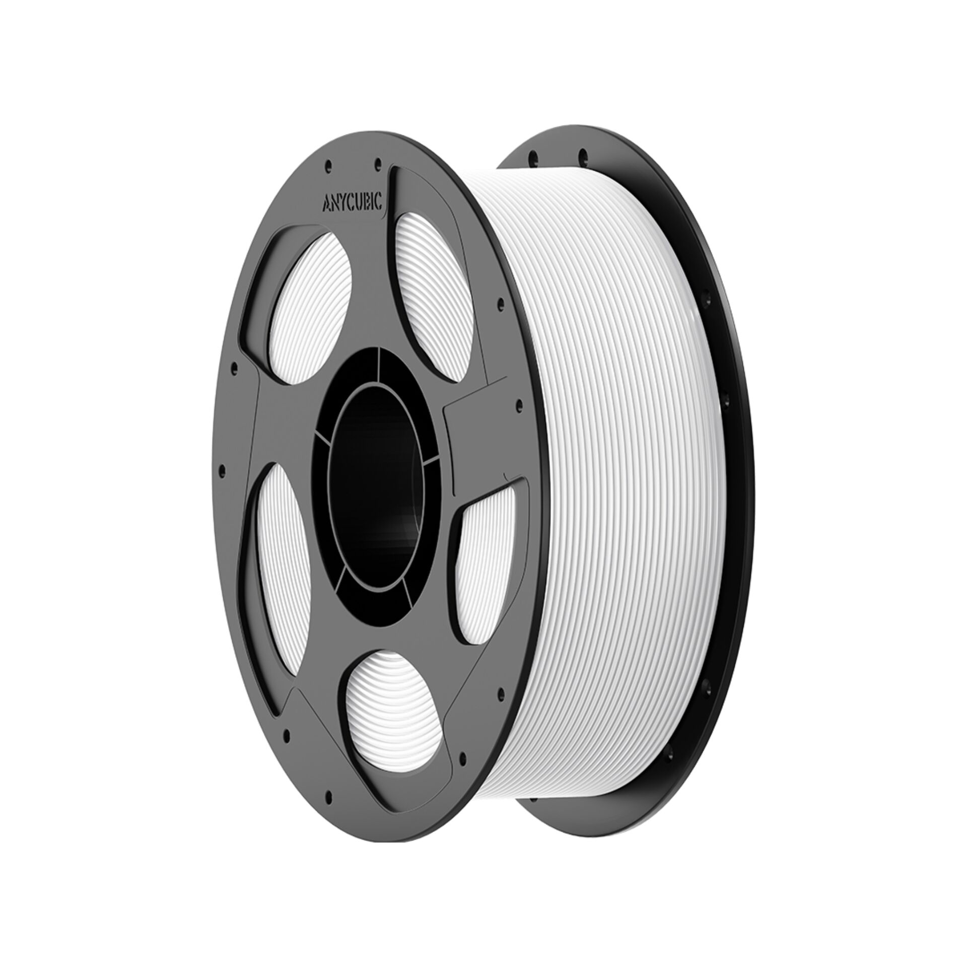 3D-Druck Filament, PLA-Filament, Spule, weiße Filament, Filamentspule