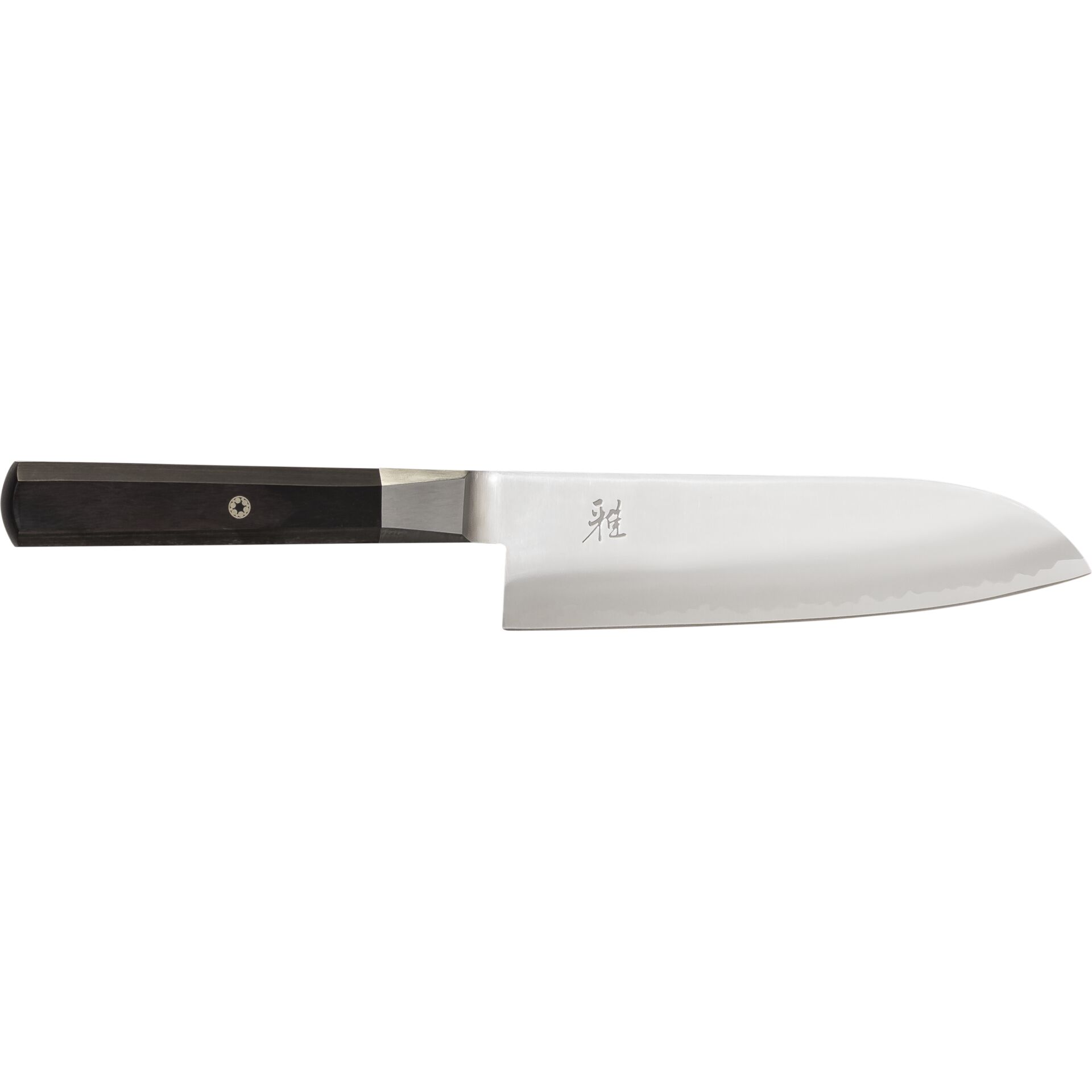 Santoku, Küchenmesser, Holzgriff, Stahlklinge, Kochmesser