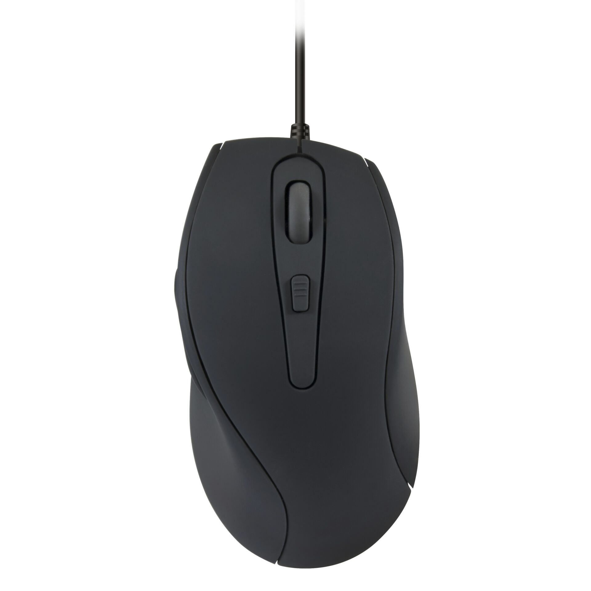 Computer-Maus, USB-Maus, Scroll-Rad, Ergonomisch, Schwarz