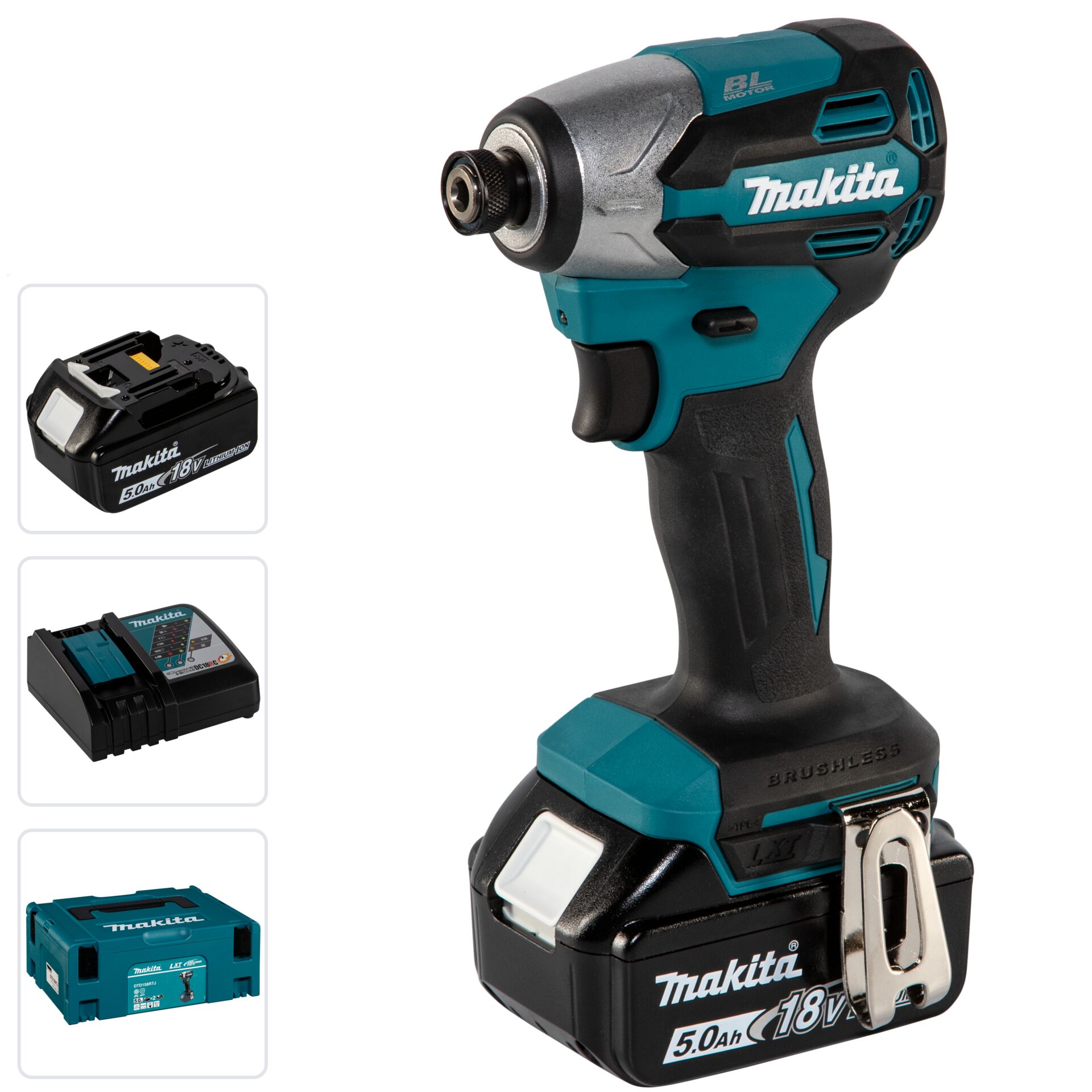 Schraubendreher, Akkuschrauber, 18V, Bürstenlos, Makita, Akku-Bohrschrauber, 18V, Makita, Brushless, Li-Ion Akku