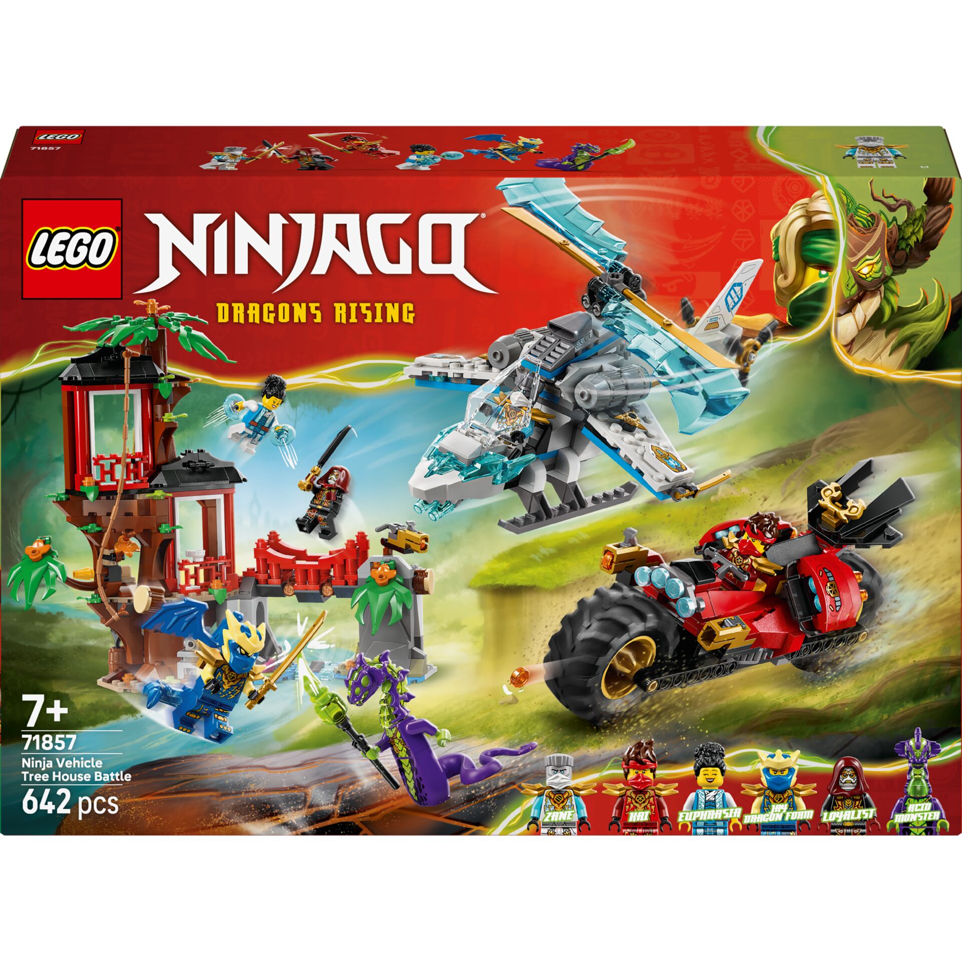 Ninja, Ninjago, Dragon Rising, Dragon boat, 642 pieces