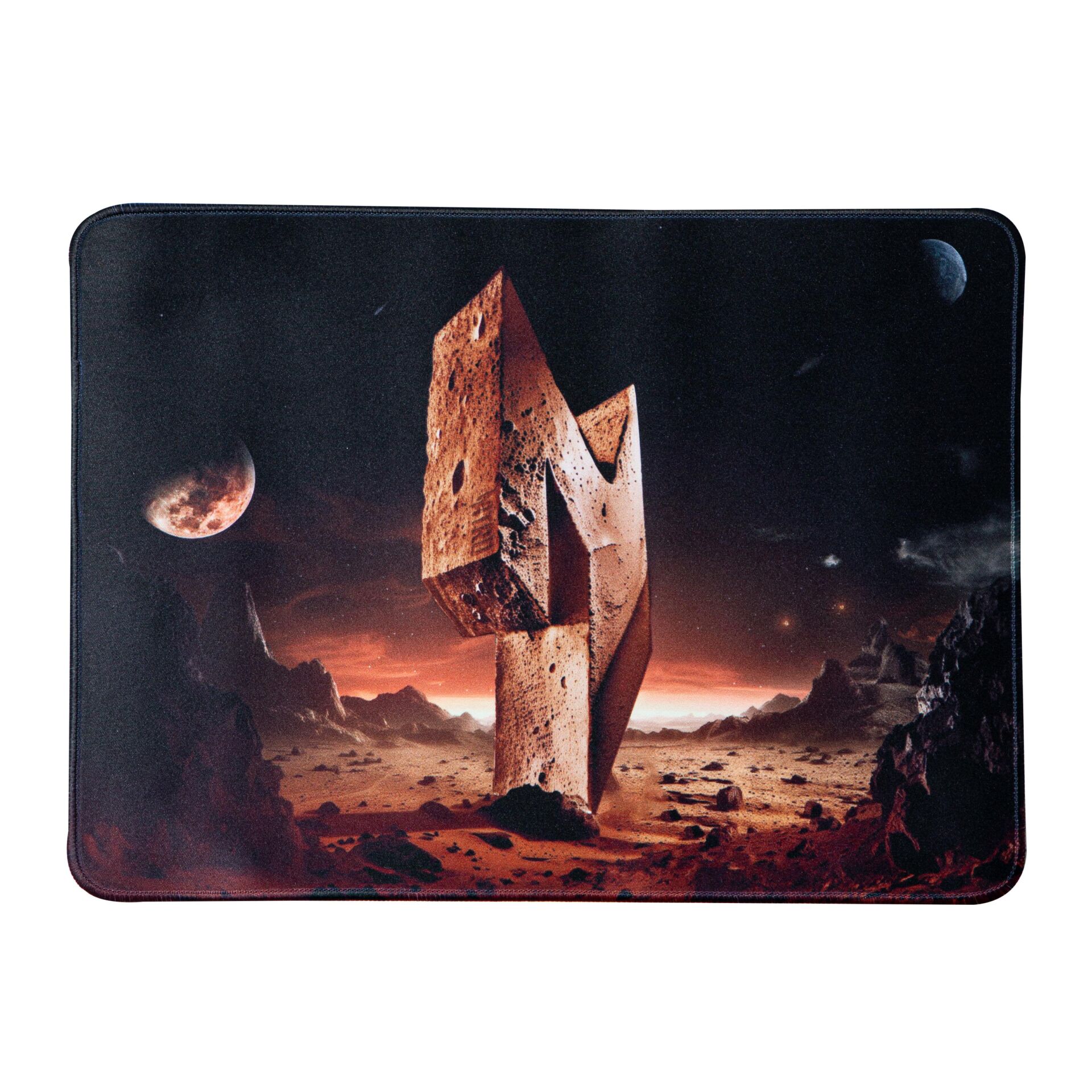 Mouling, Poster, Wand, Steinmonument, Weltraumlandschaft
