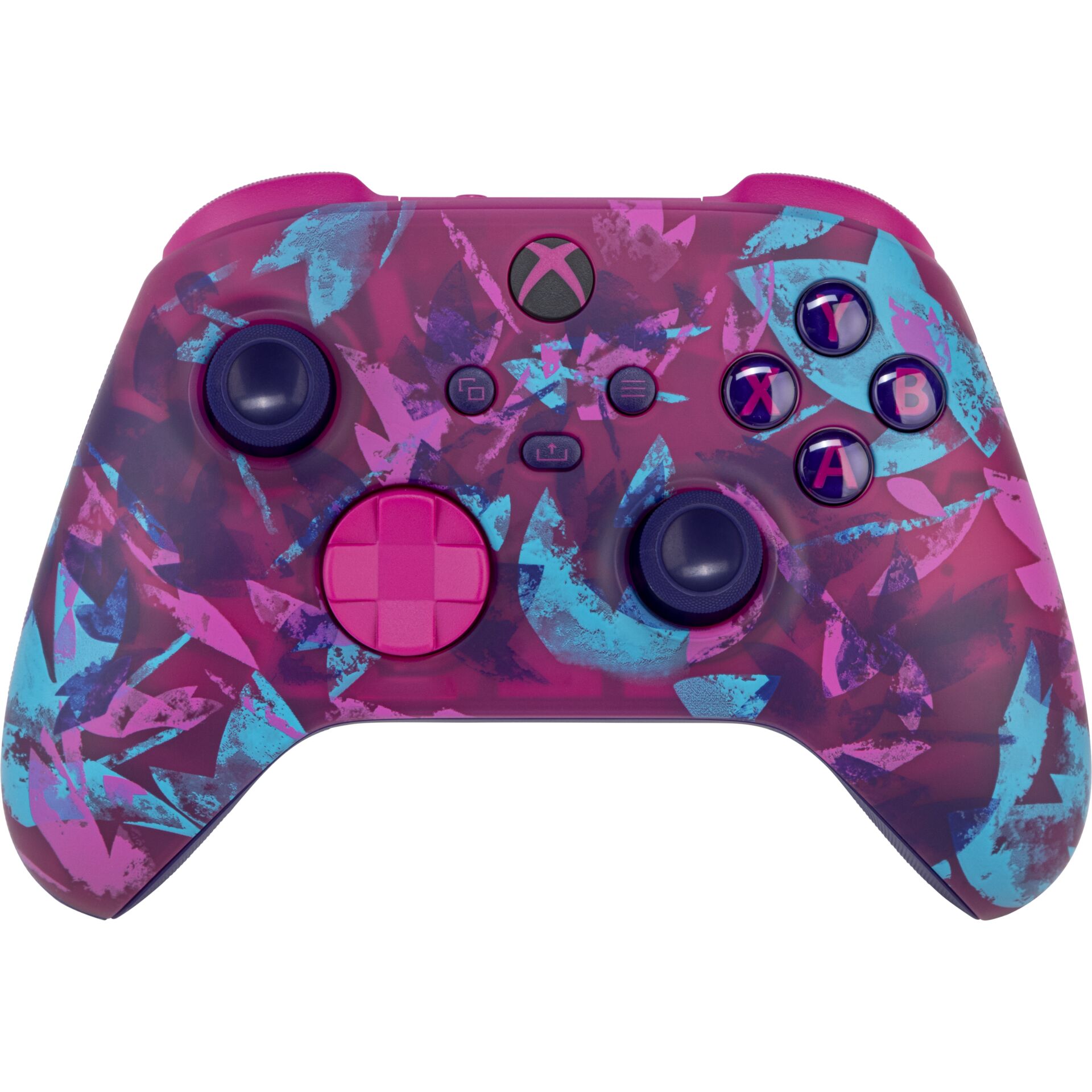 controller, gamepad, camouflage, pink, blue