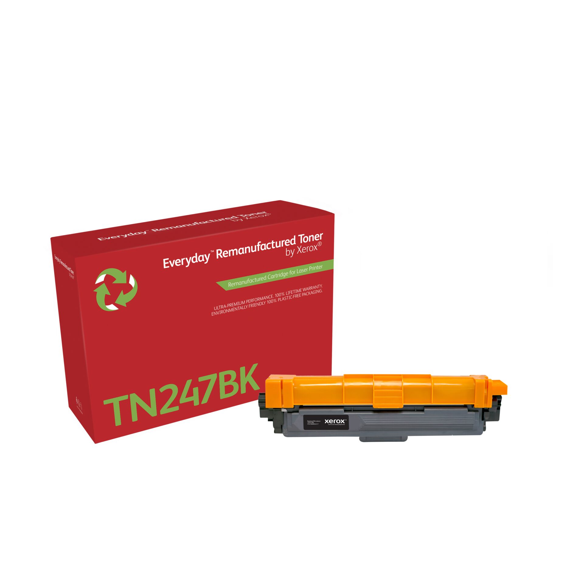 Toner, Remanufactured, TN247BK, Laser printer, Cartridge
