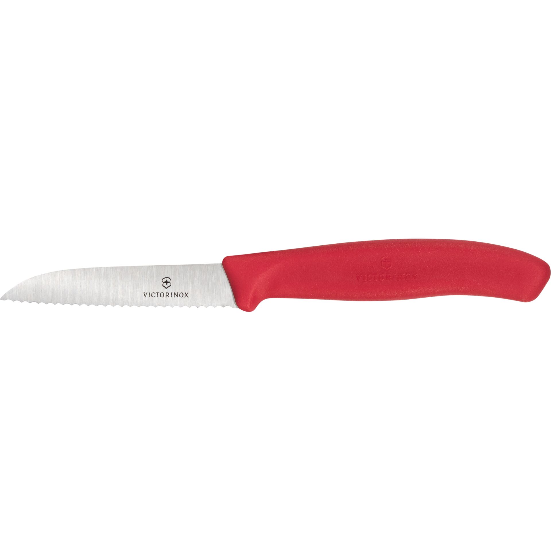 Victorinox, Küchenmesser, Brotmesser, roter Griff, Edelstahlklinge
