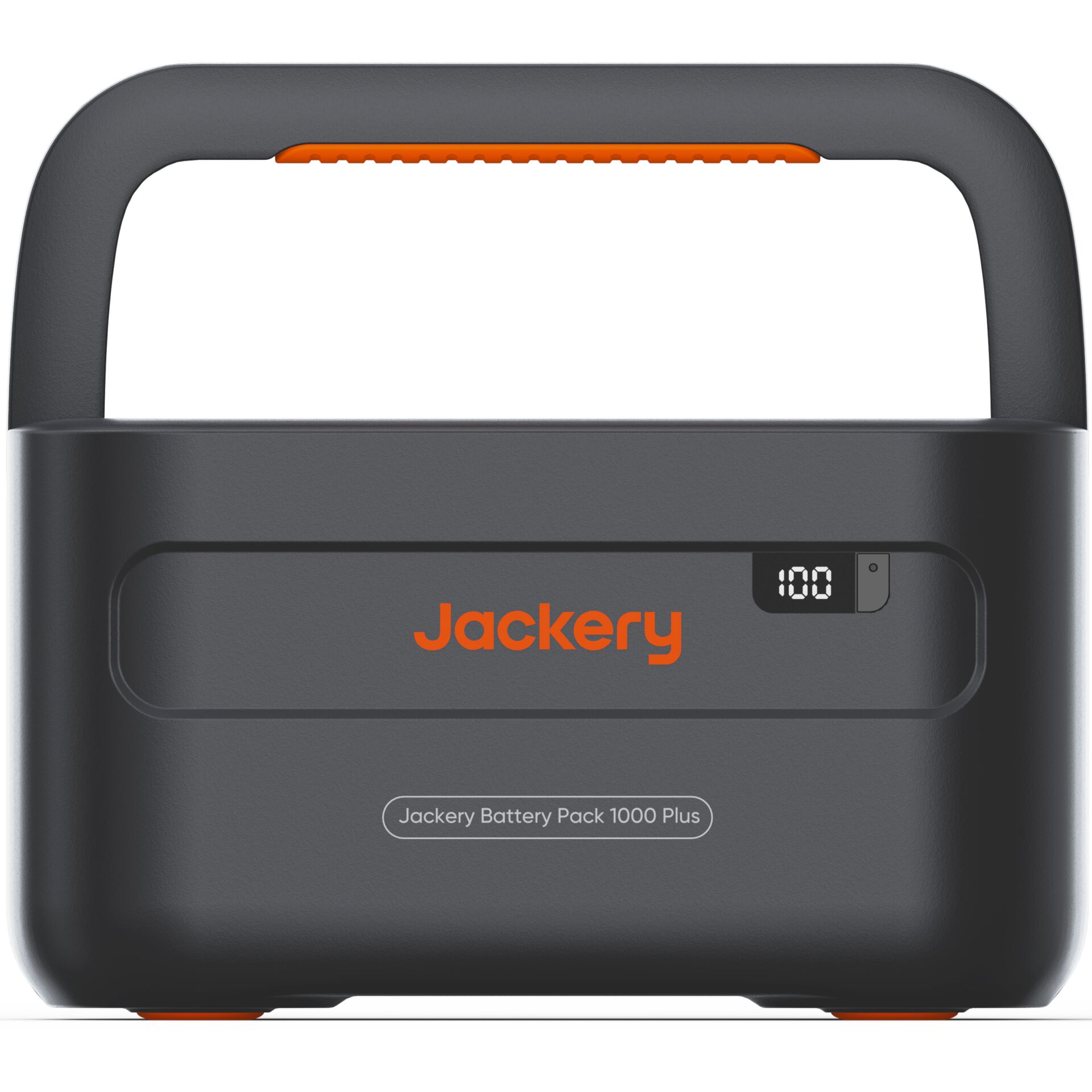 Tragbarer Akku, Powerbank, 1000 mAh, Display, Orange Akzent
