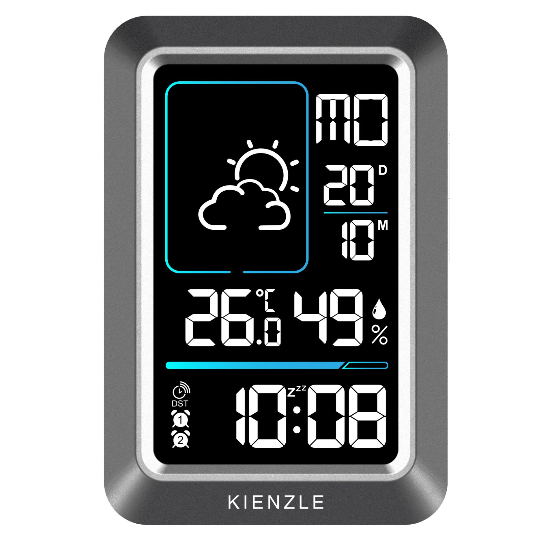 Tagesanzeige, Uhren-Display, Digitalanzeige, Bordcomputer, Kienzle