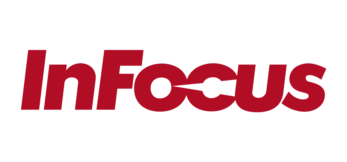 logo, Infocus, Brand-Logo, roter Text, Grafik