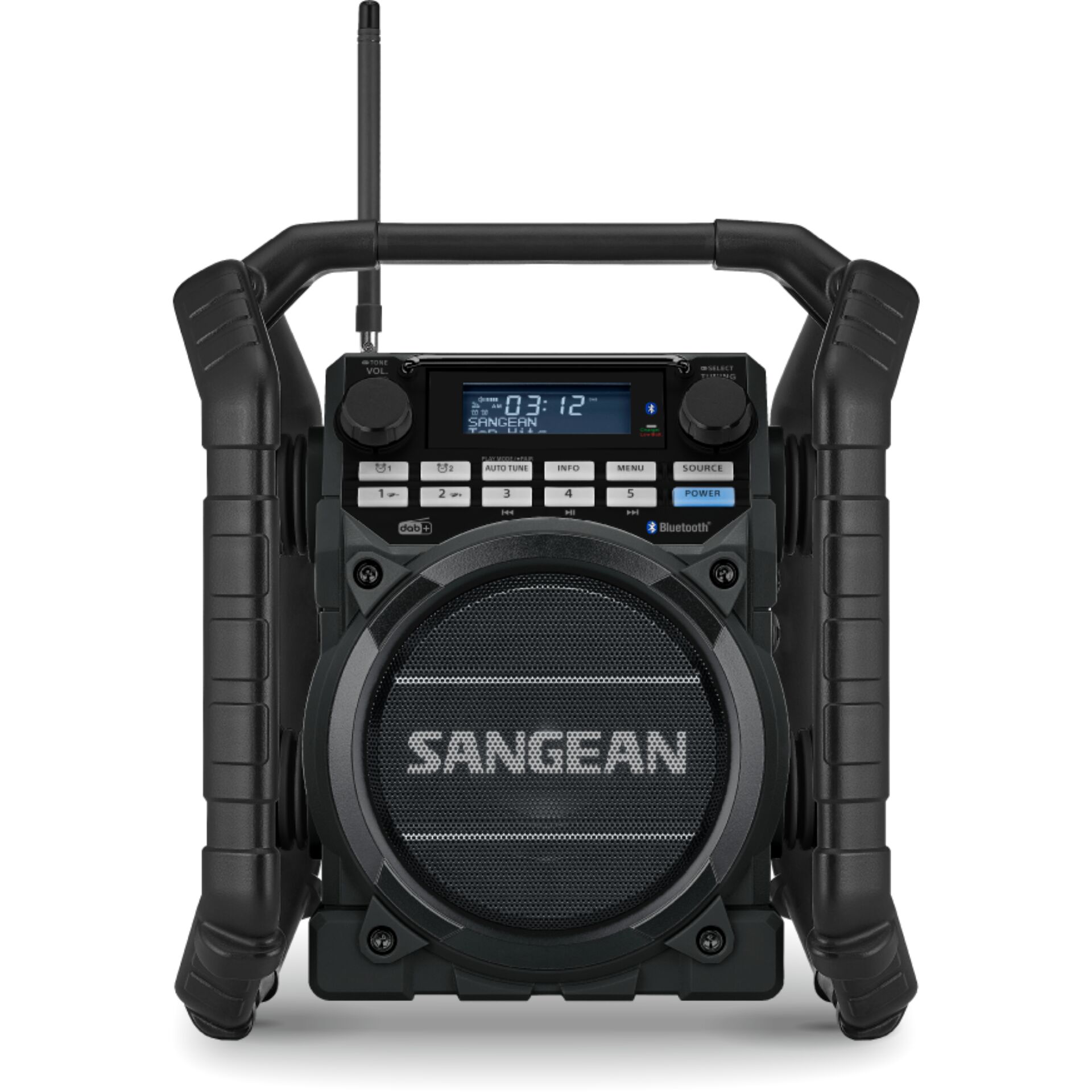 Tragbares Radio, Bluetooth, Dab+, Sangenan, Lautsprecher