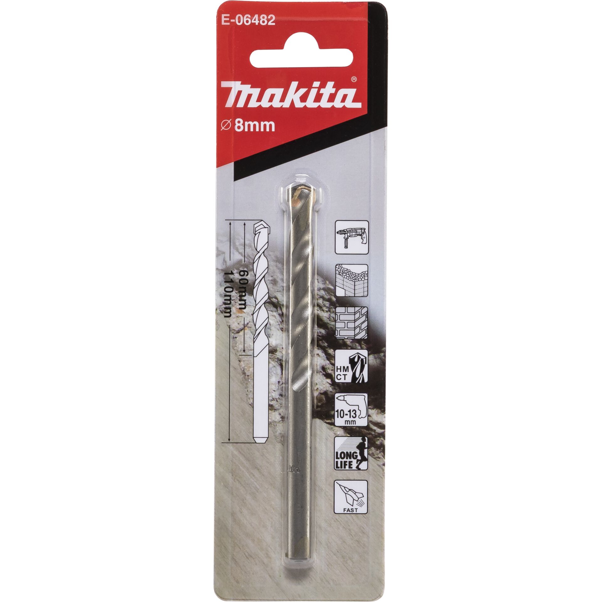 Makita Steinbohrer 8x110 mm