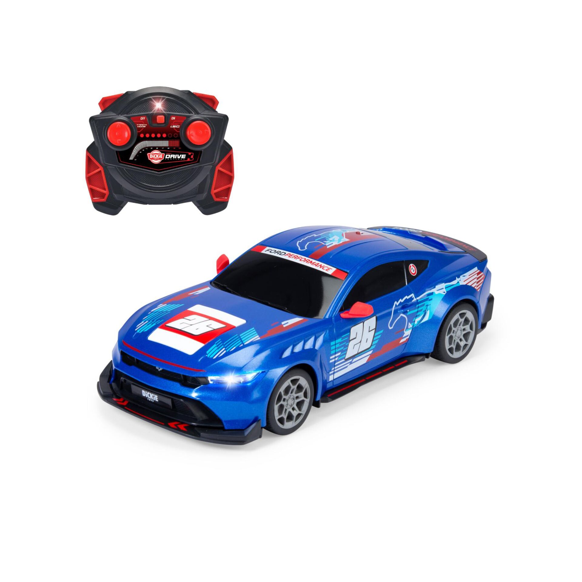 RC car, remote control, blue car, race car, graphics