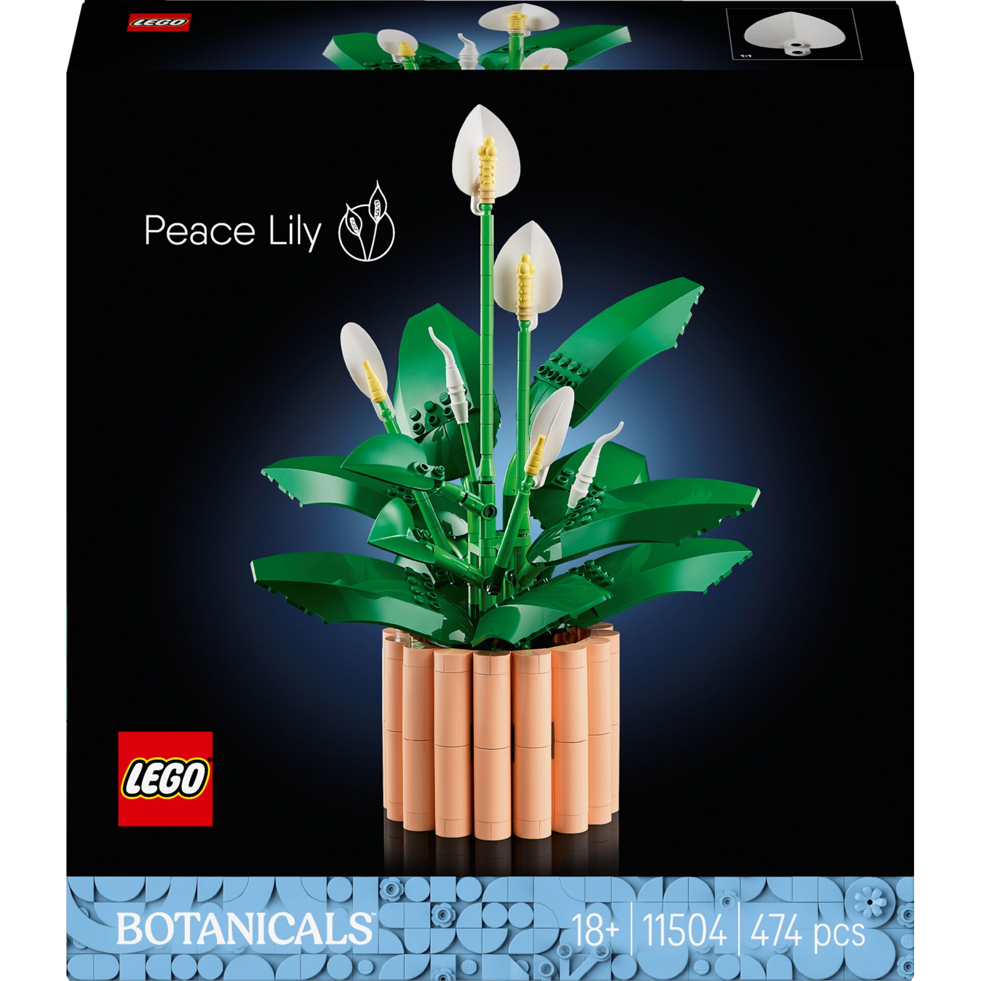 Botanicals, Lily, Lego, Plant, Pflaume-Orange Topf
