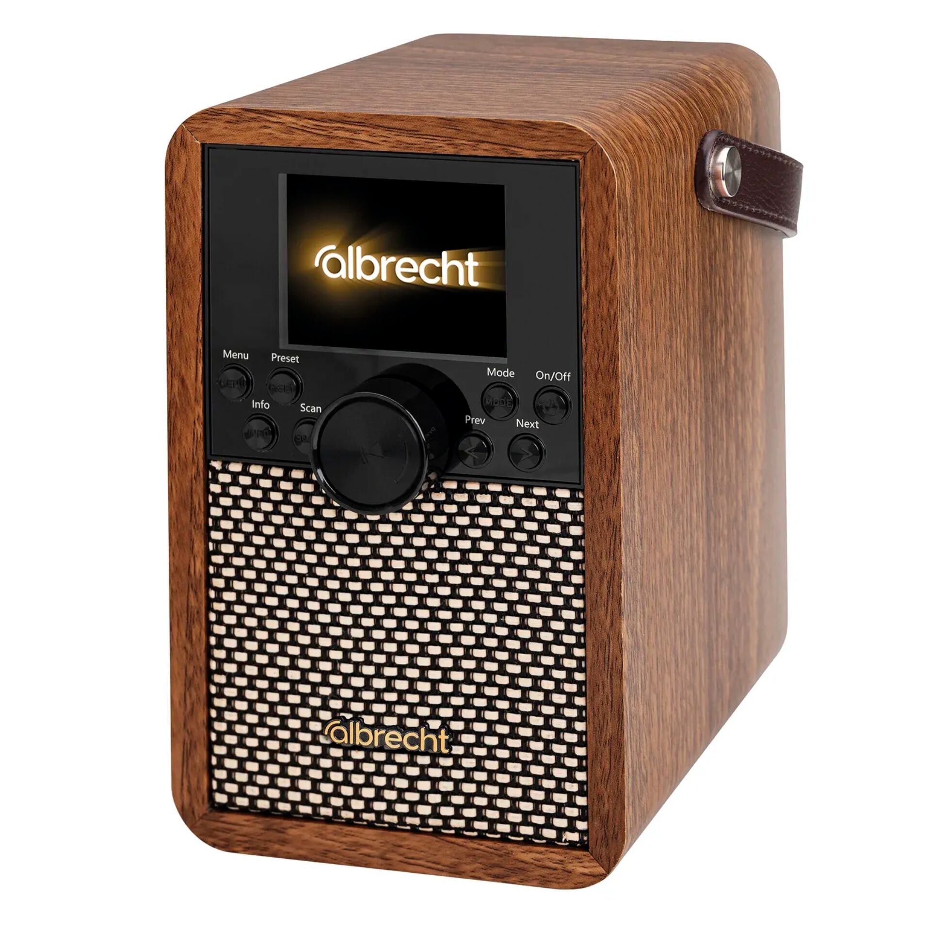 Radio, Holzgehäuse, Bluetooth, Lautsprecher, Albrecht