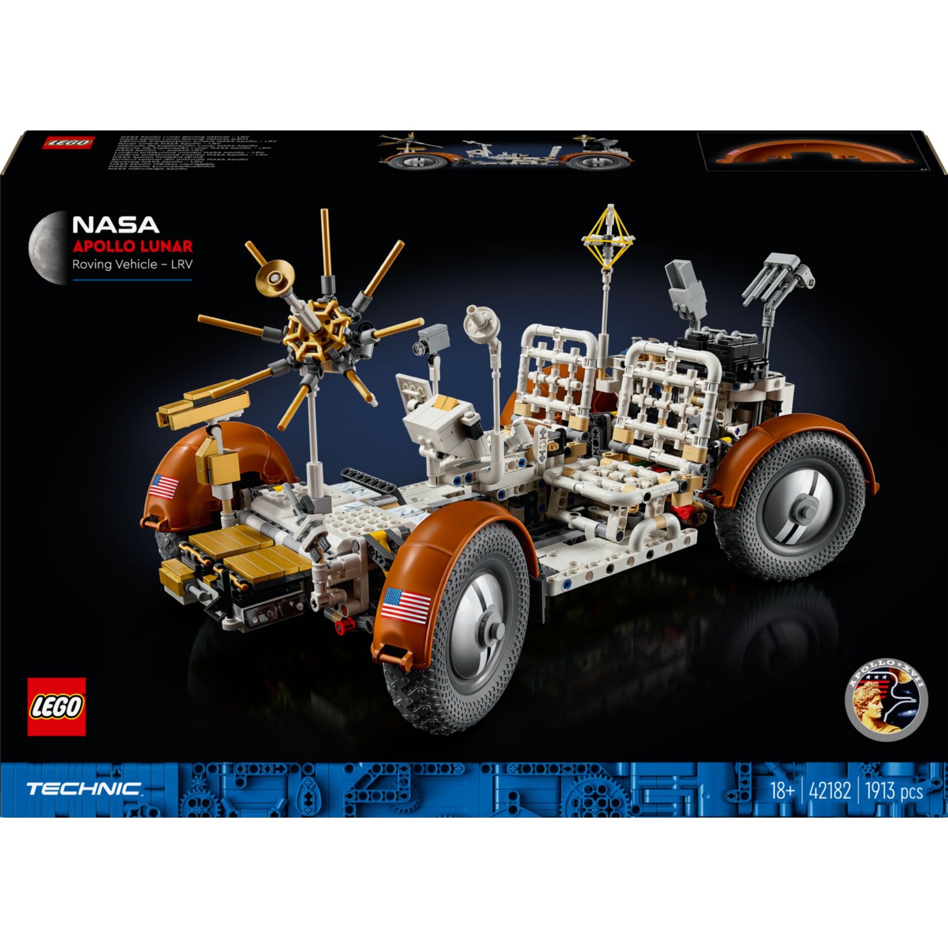 Lego Technic, Rover, NASA Apollo Lunar, Lunar Vehicle, Space exploration