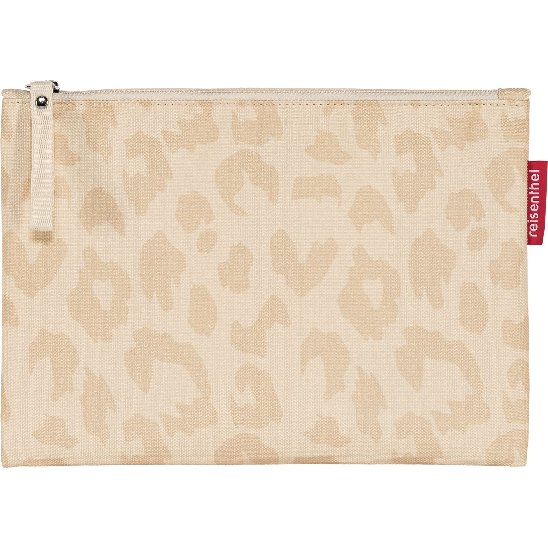 Clutch, Brieftasche, Beige, Leopardenspiel, Reißverschluss