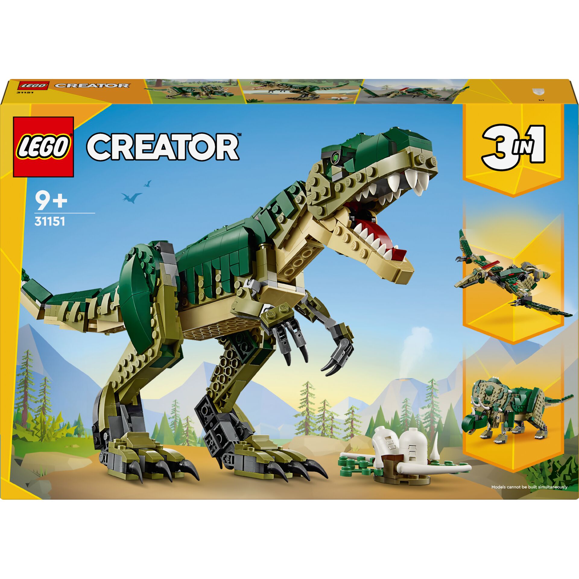 Dinosaurier,  lego,  Creator,  3-in-1,  Baukasten